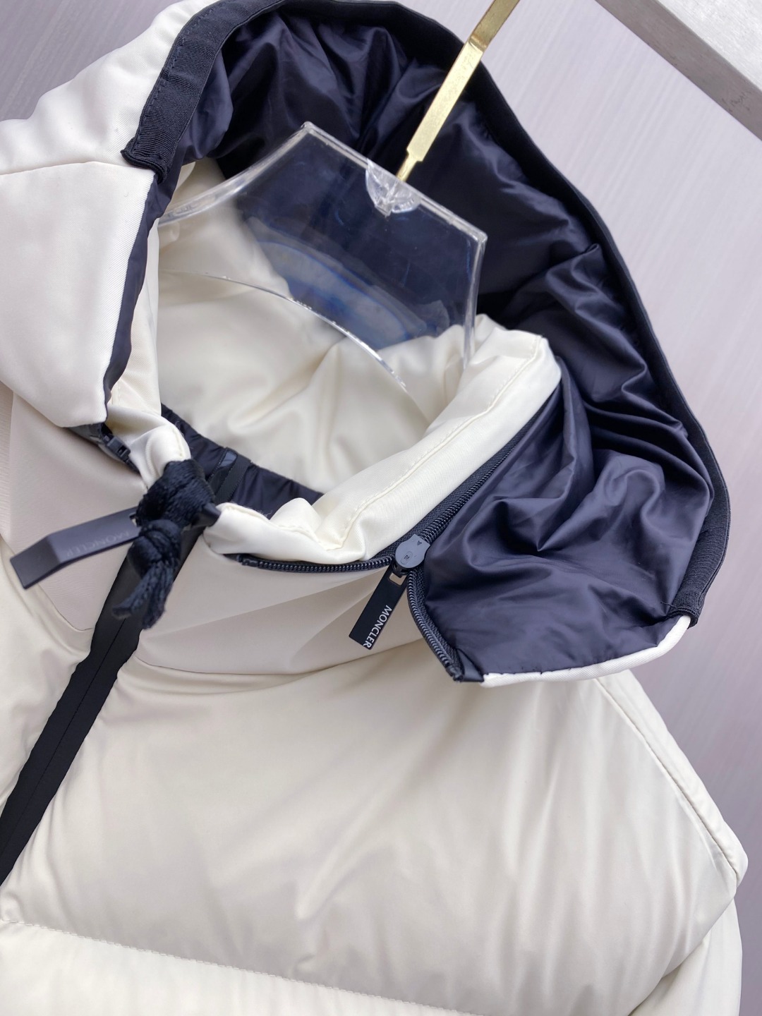 Moncler Male Jacket Goose Down Black Hooded S-m-l