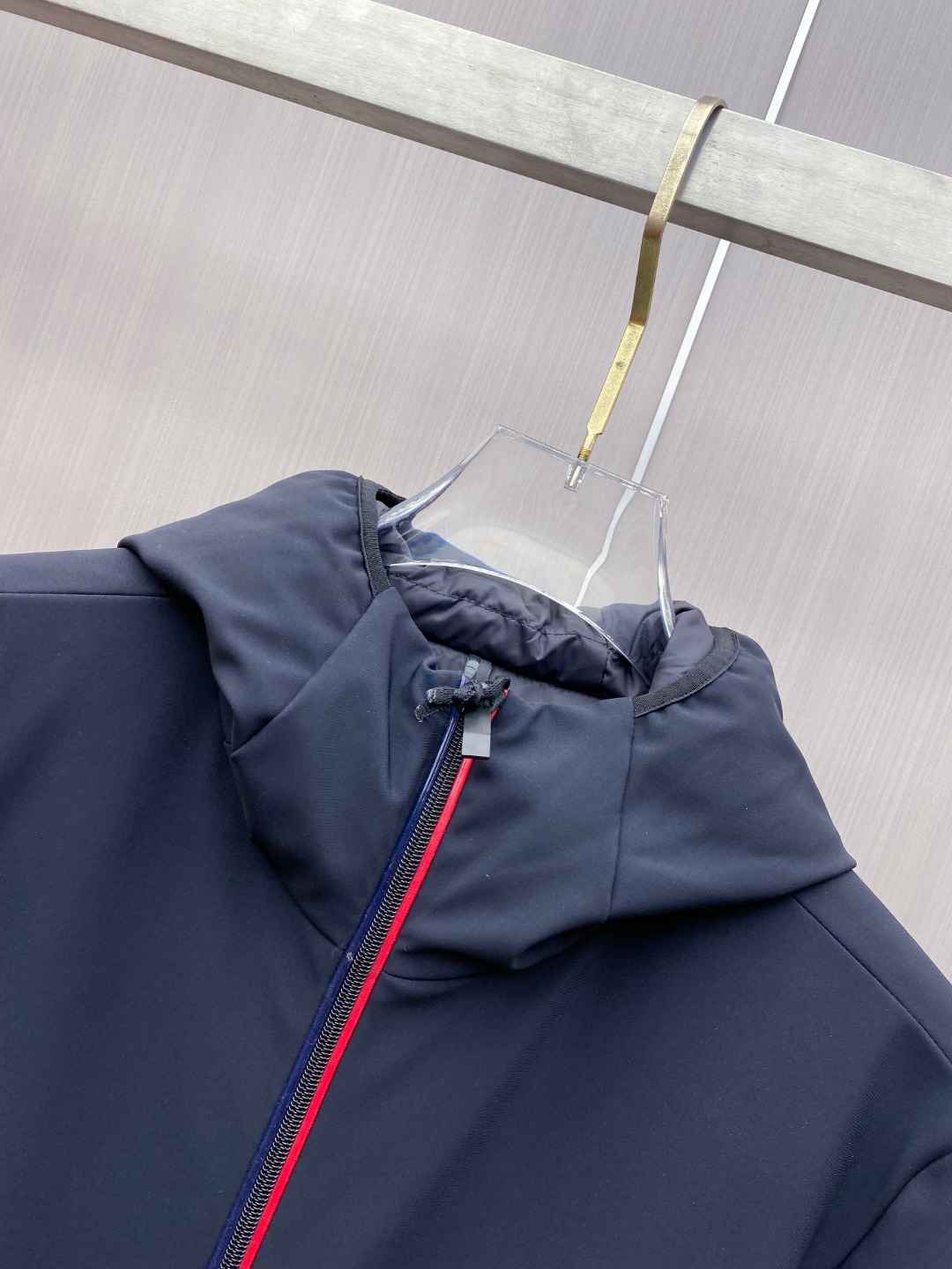 Moncler Male Jacket Goose Down Black Hooded S-m-l