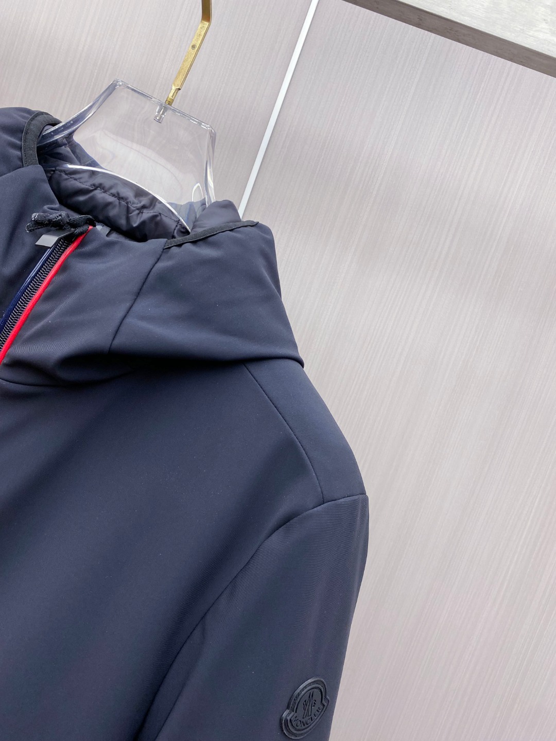 Moncler Male Jacket Goose Down Black Hooded S-m-l
