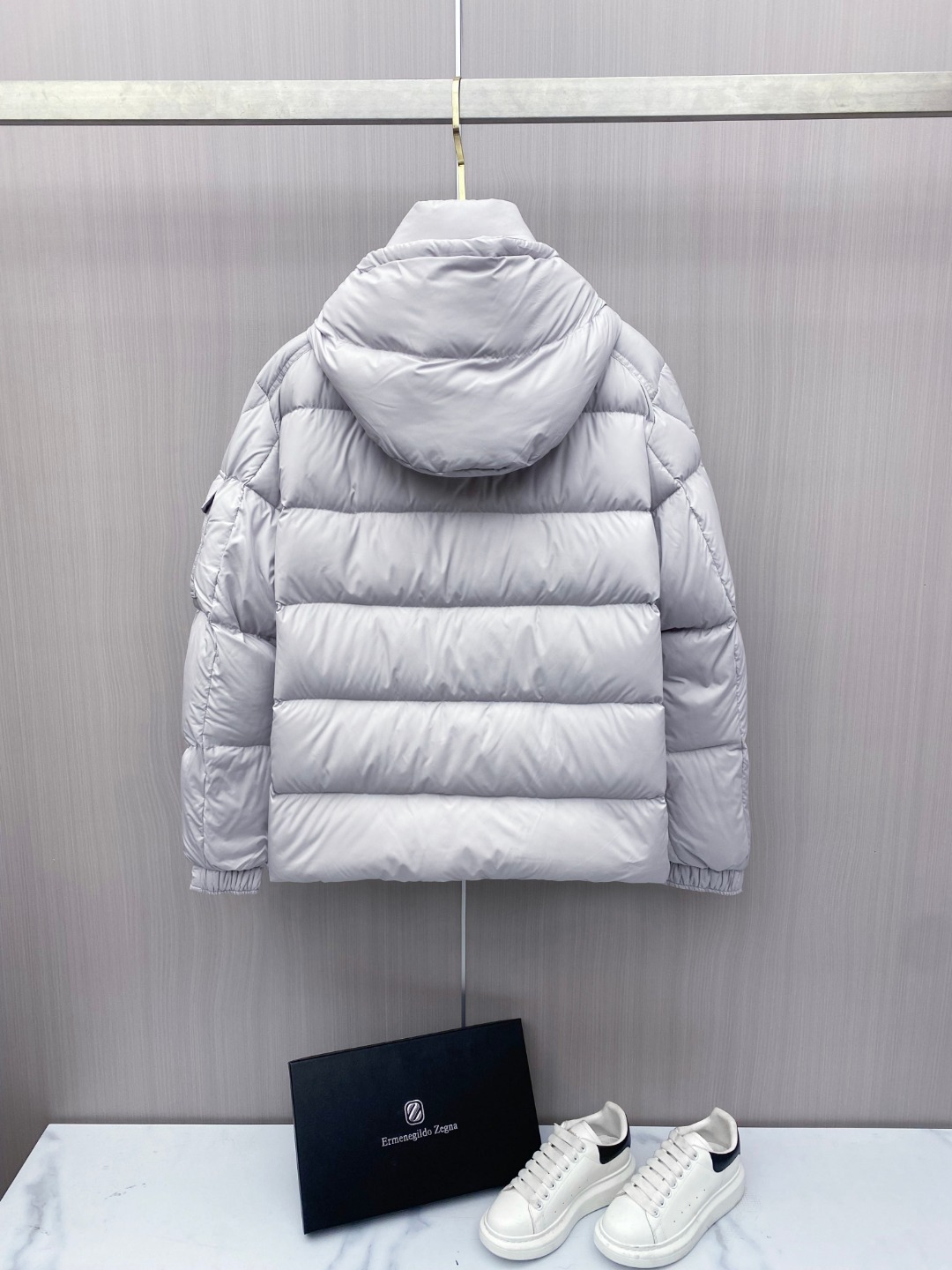 Moncler Down Jacket Polyester Black S-m-l