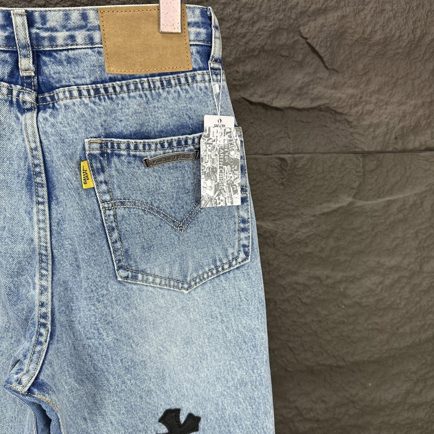 Chrome Hearts Couple Jeans Black Couple Style L