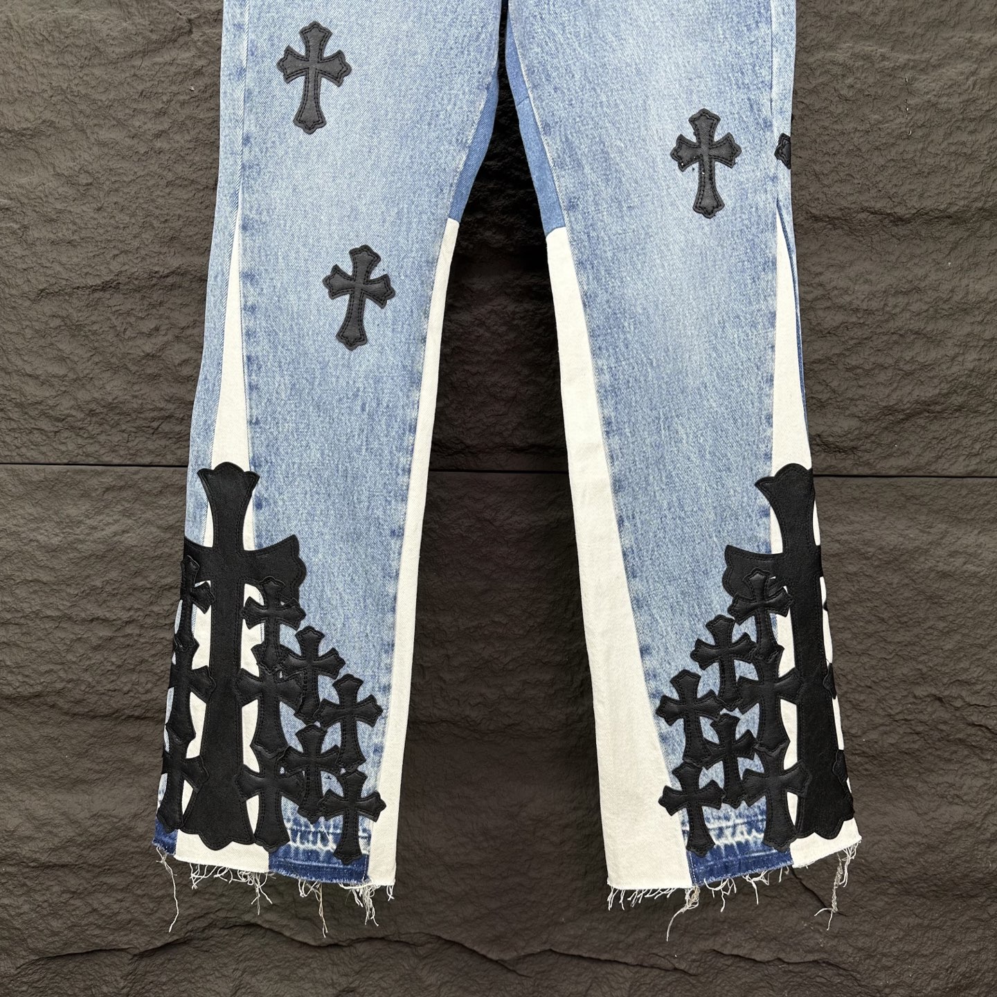 Chrome Hearts Couple Jeans Black Couple Style L