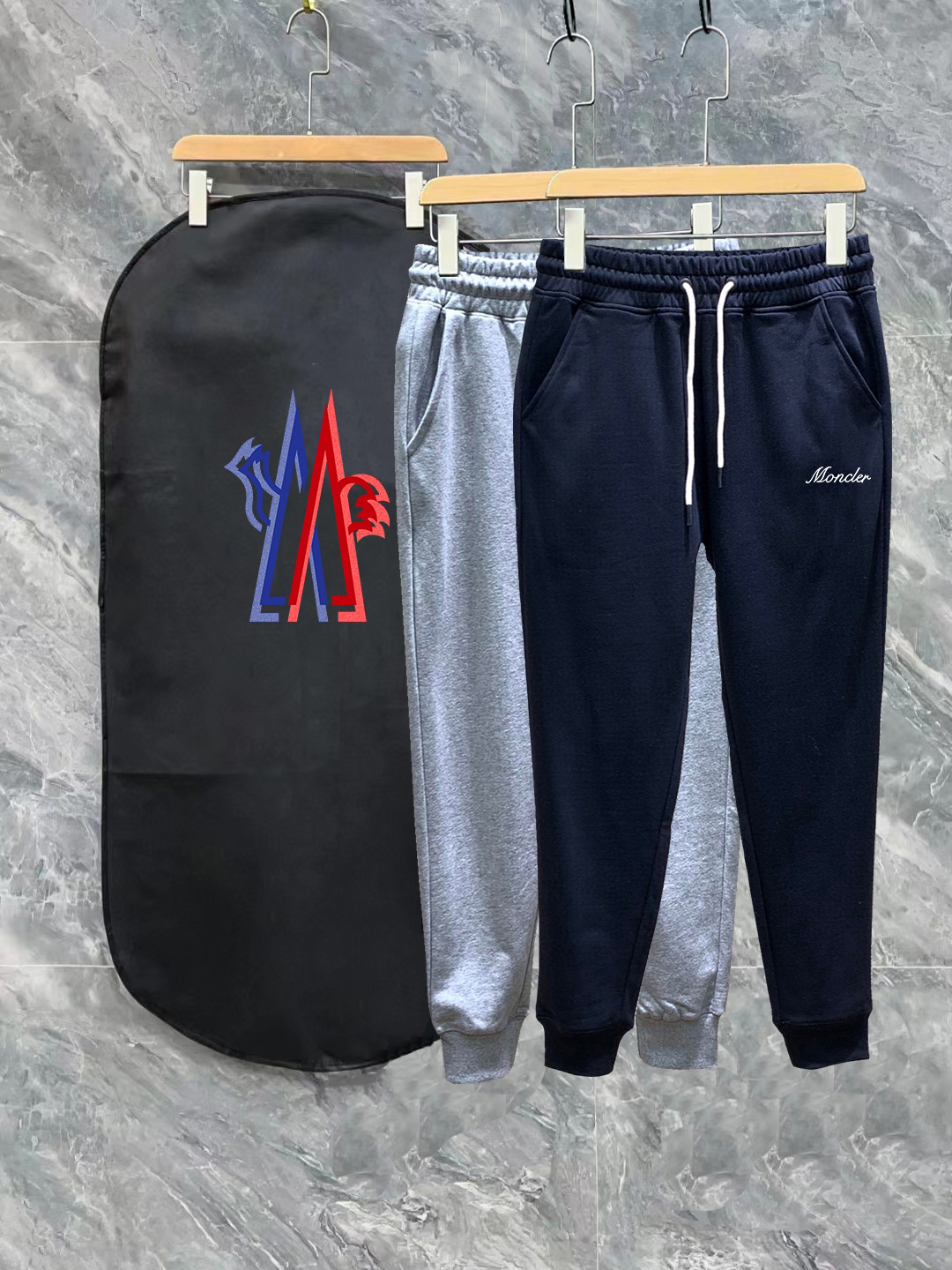 Moncler Sports Pants Black Slim Fit S-m-l-xl