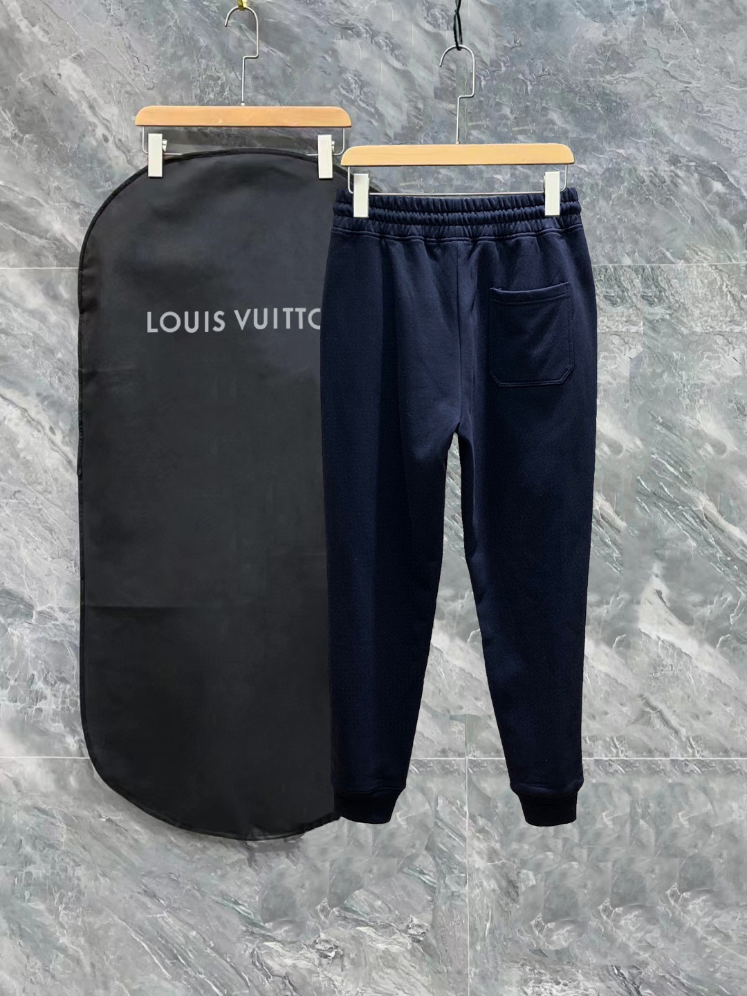 Louis Vuitton Sports Pants Black Slim Fit S-l-xl