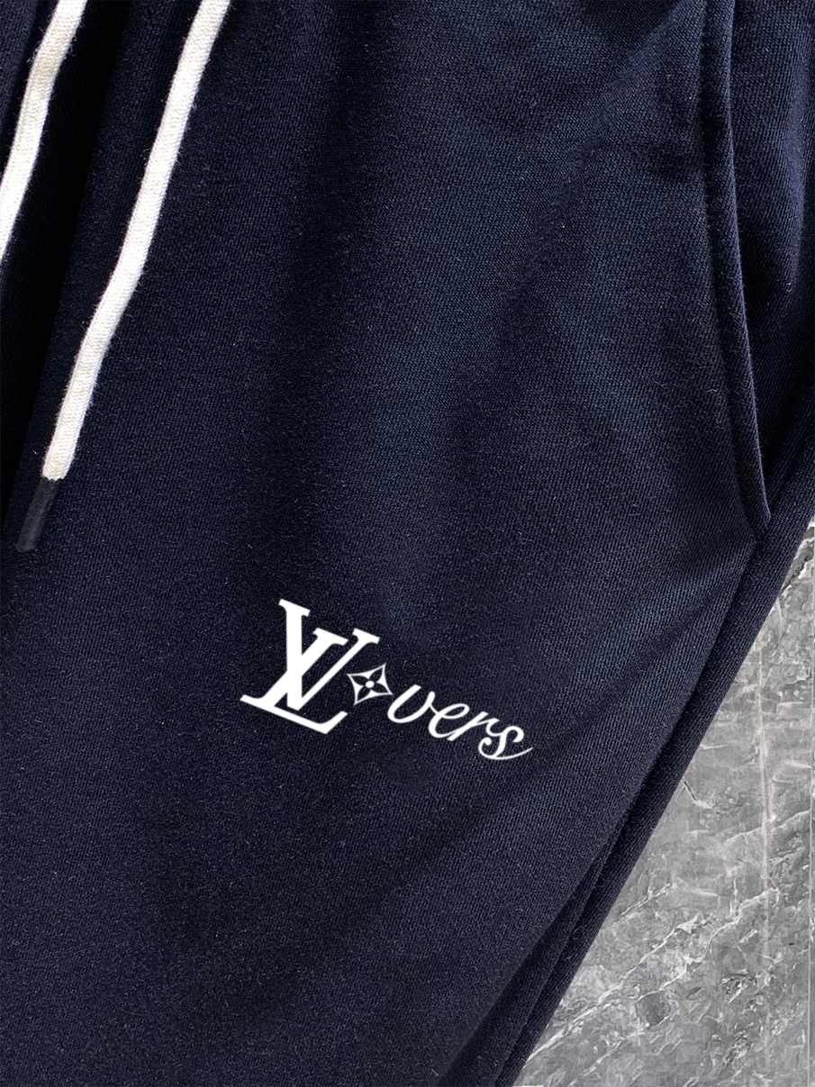 Louis Vuitton Sports Pants Black Slim Fit S-l-xl