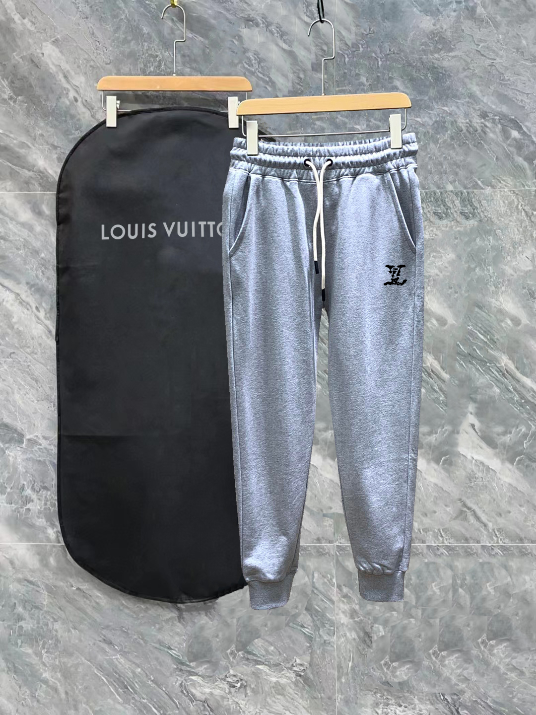Louis Vuitton Sports Pants Black Slim Fit S-l-xl