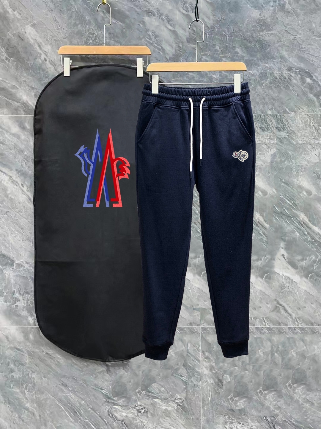 Moncler Sports Pants Black Printed S-m-l-xl