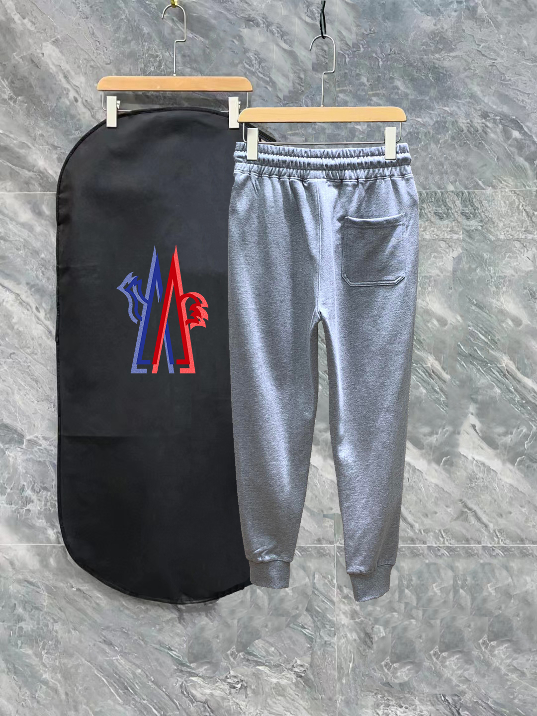 Moncler Sports Pants Black Printed S-m-l-xl