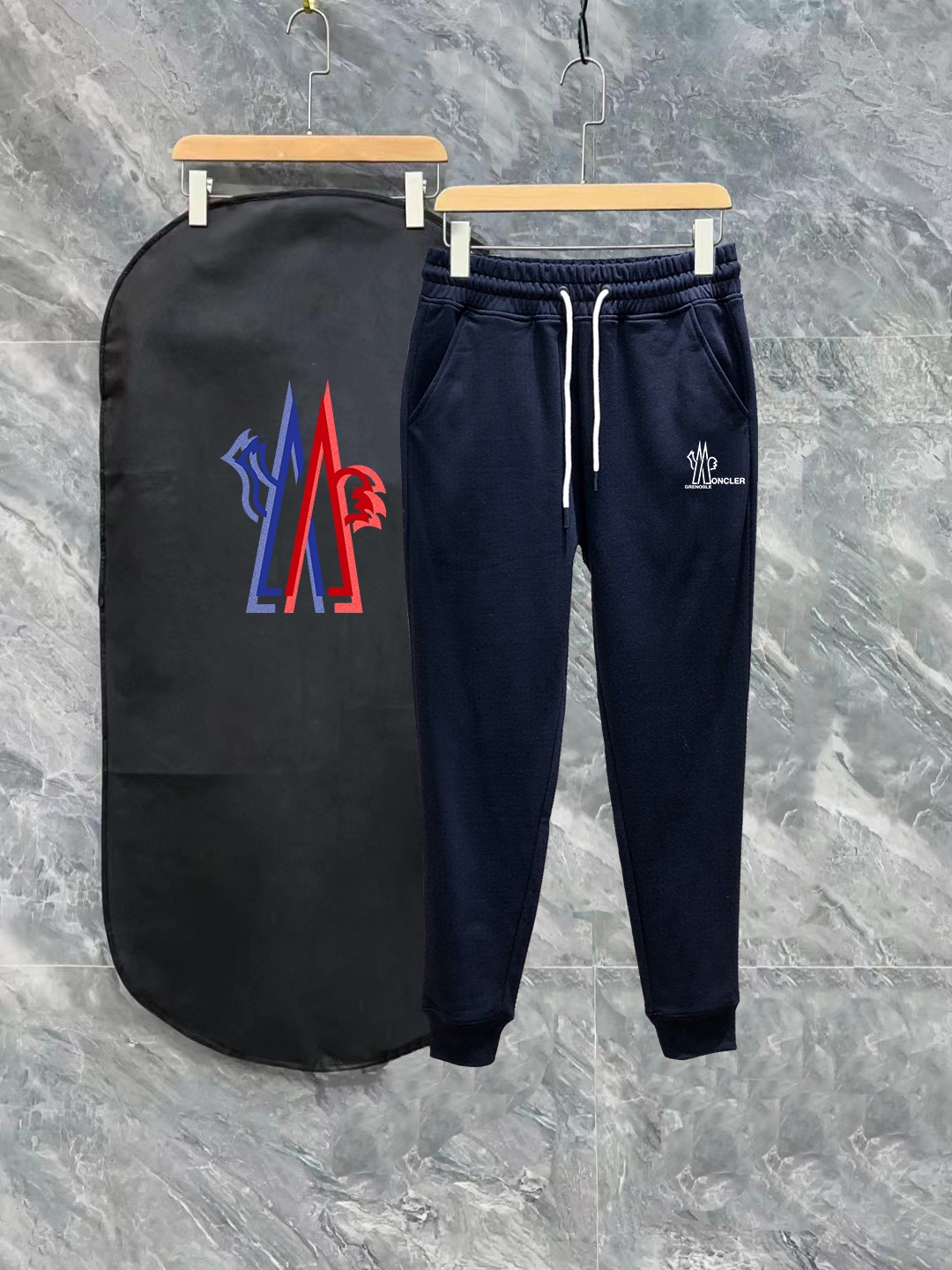 Moncler Sports Pants Black Slim Fit S-m-l-xl