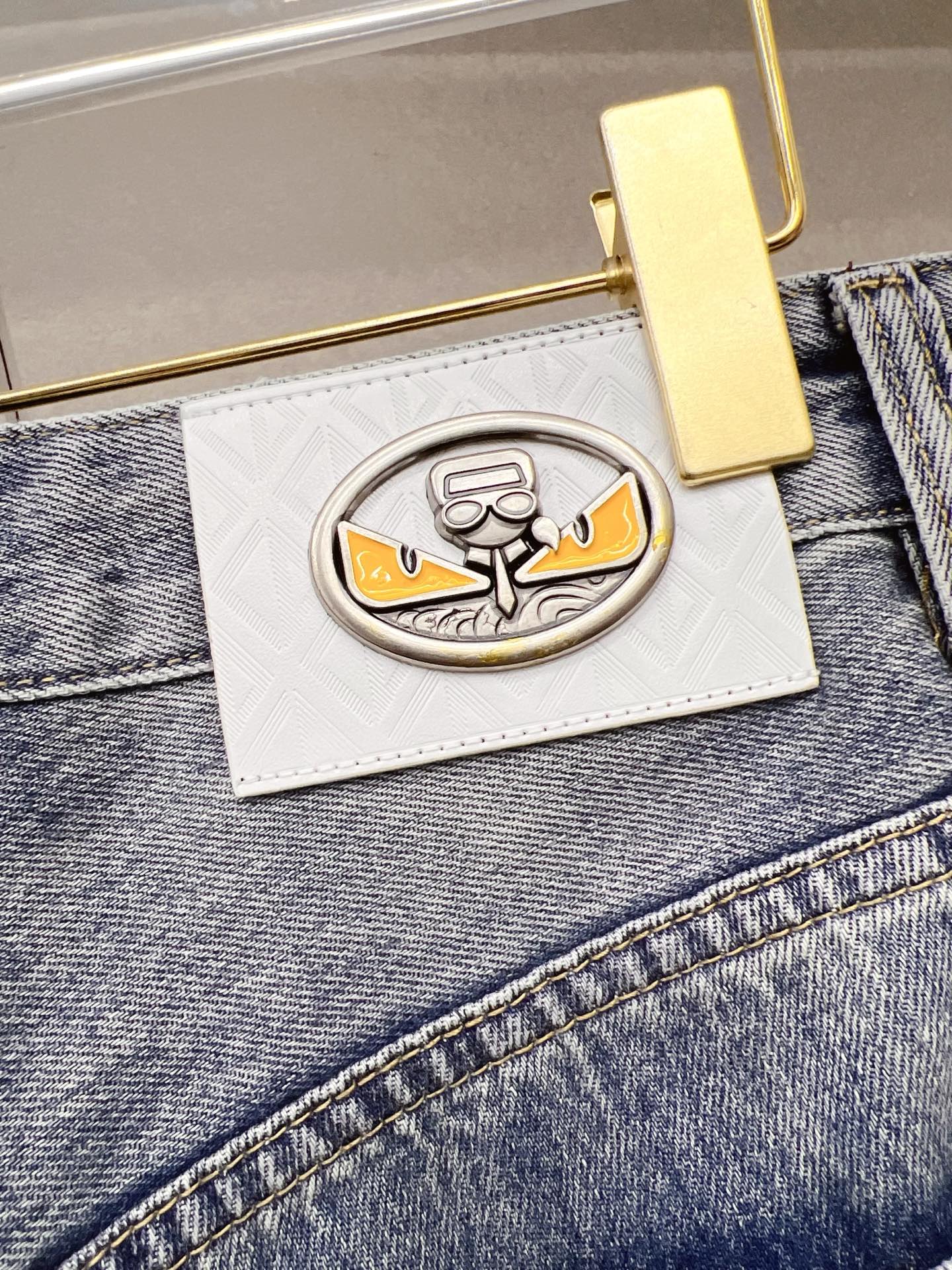 Fendi Male Jeans Denim Slim Fit