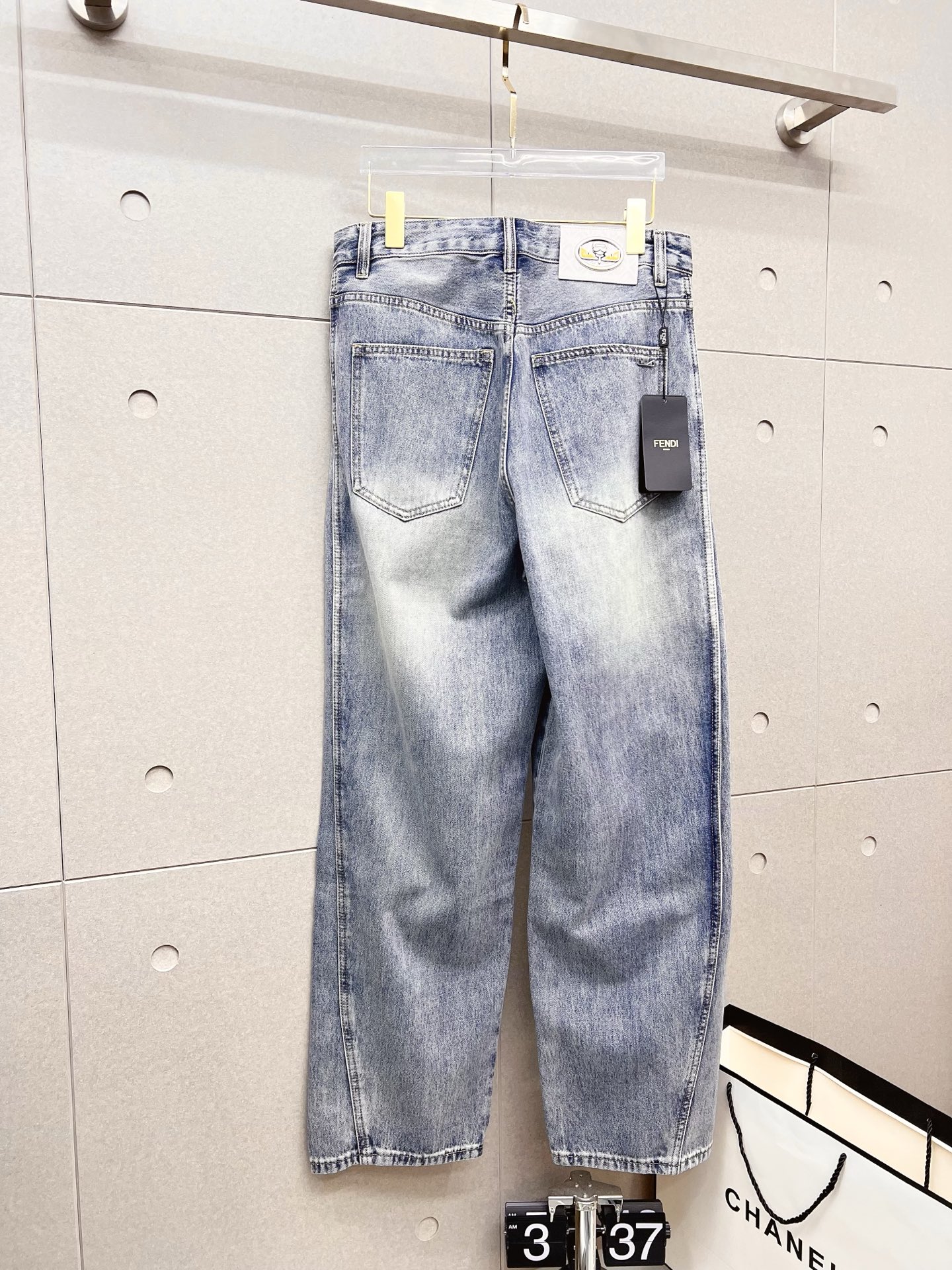 Fendi Male Jeans Denim Slim Fit