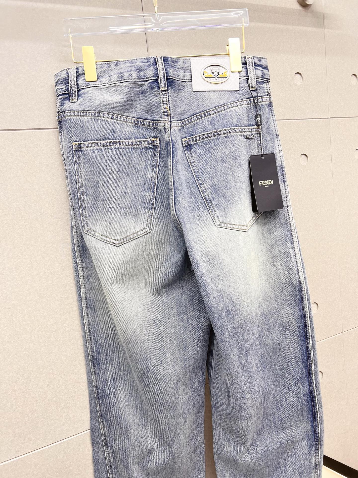 Fendi Male Jeans Denim Slim Fit