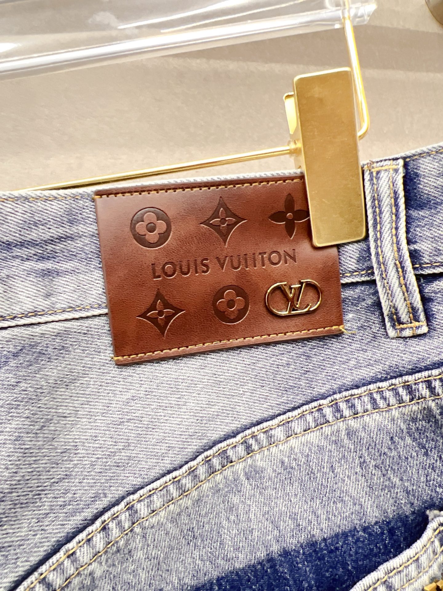Louis Vuitton Male Jeans Denim Slim Fit L