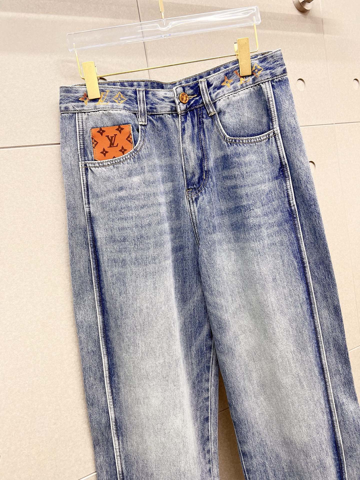 Louis Vuitton Male Jeans Denim Slim Fit L