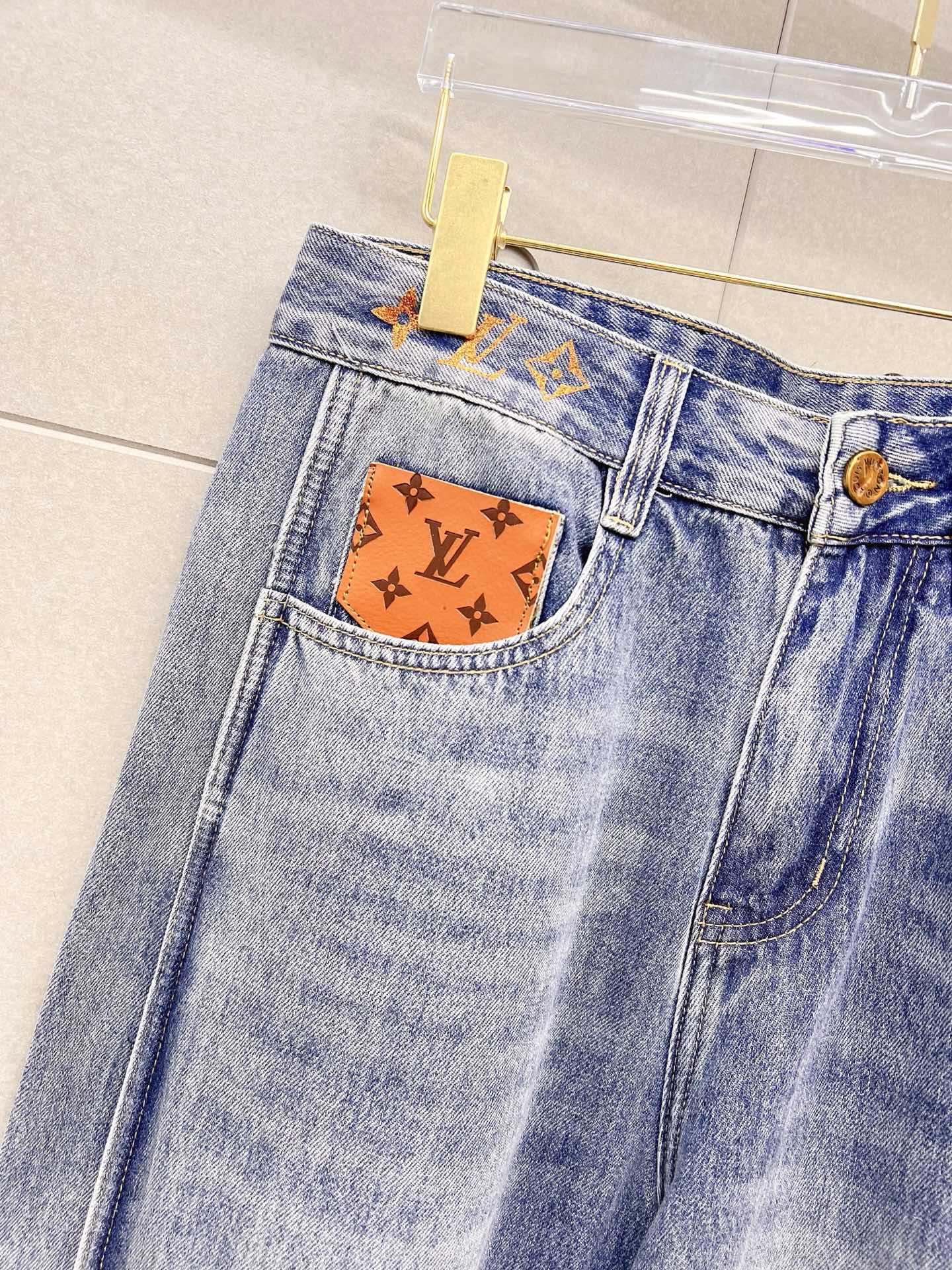 Louis Vuitton Male Jeans Denim Slim Fit L