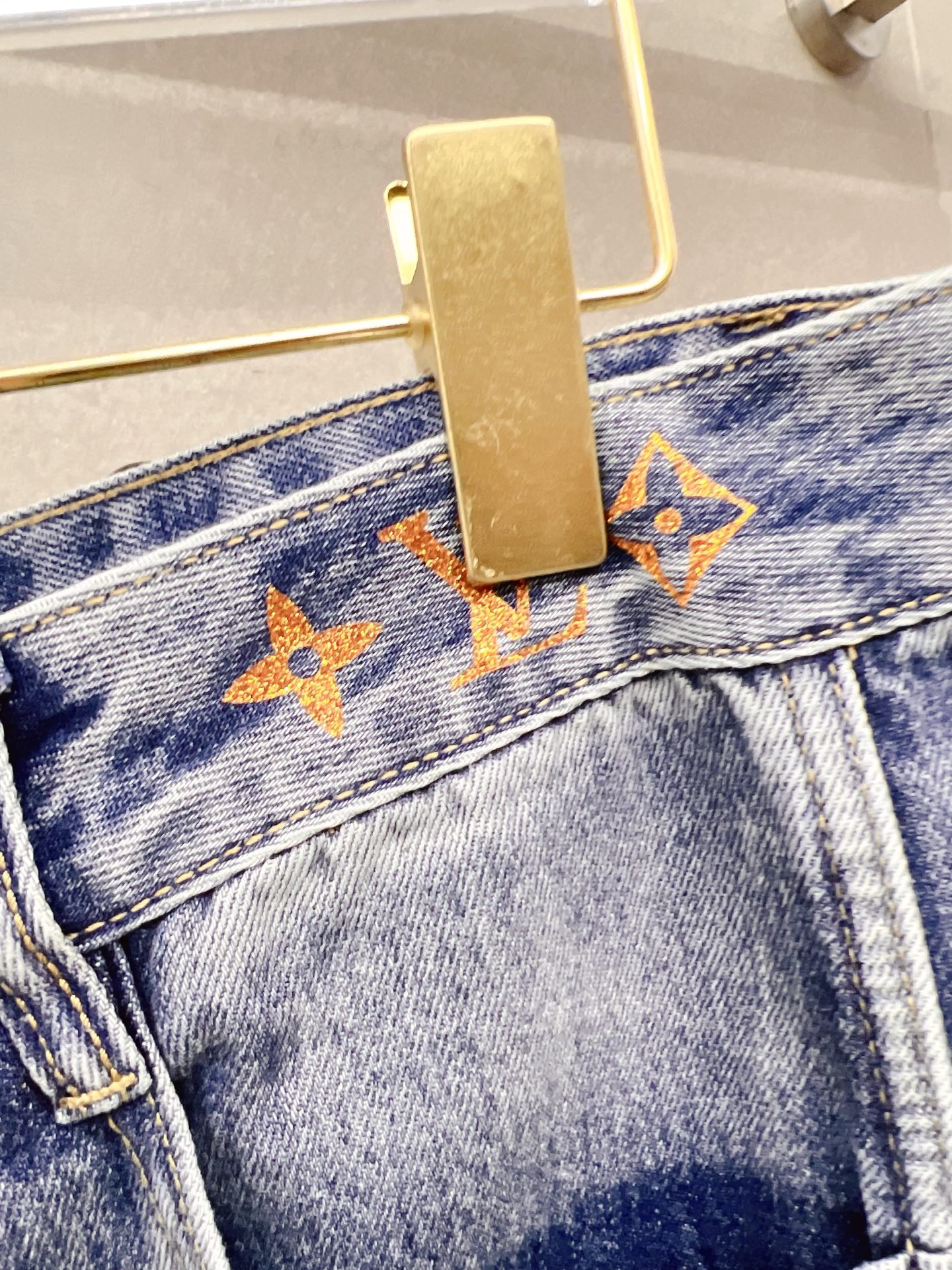 Louis Vuitton Male Jeans Denim Slim Fit L