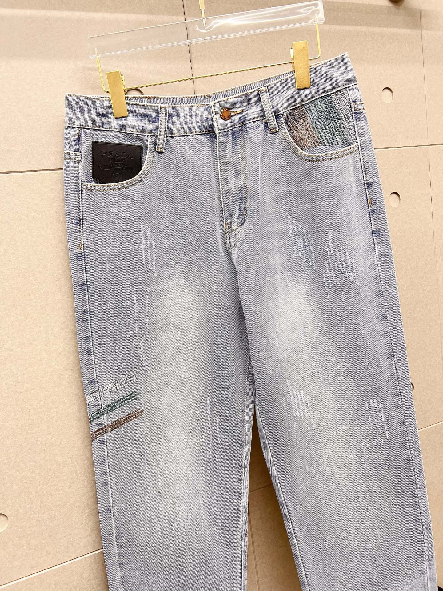 Prada Male Jeans Denim Slim Fit