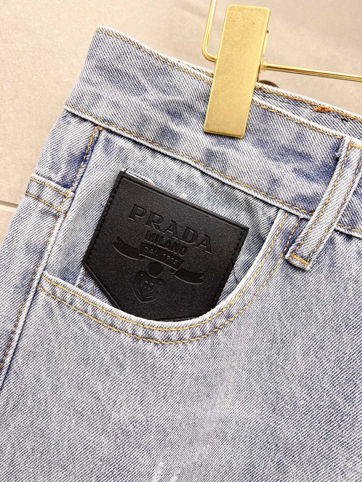 Prada Male Jeans Denim Slim Fit