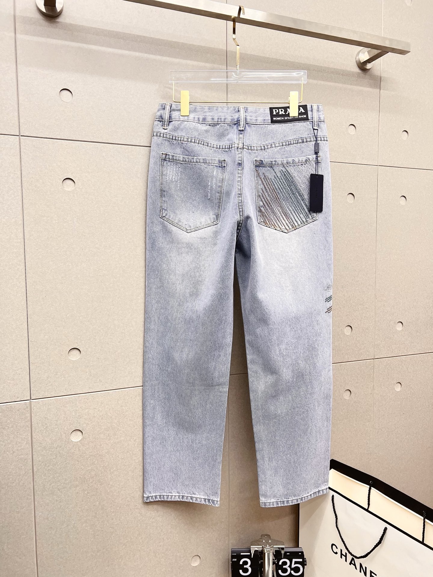 Prada Male Jeans Denim Slim Fit