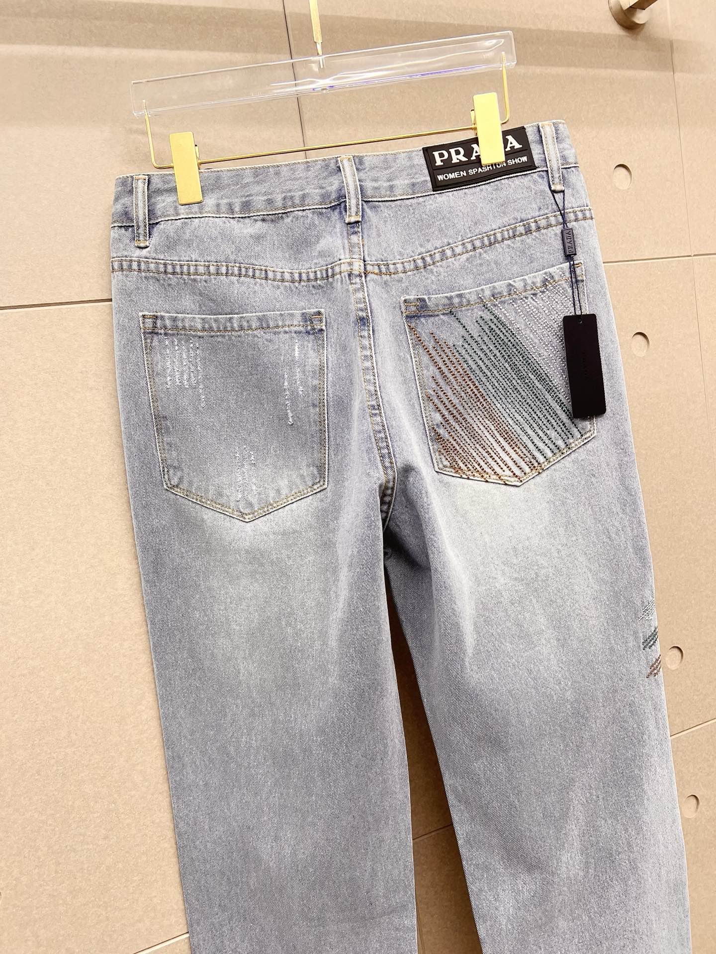 Prada Male Jeans Denim Slim Fit