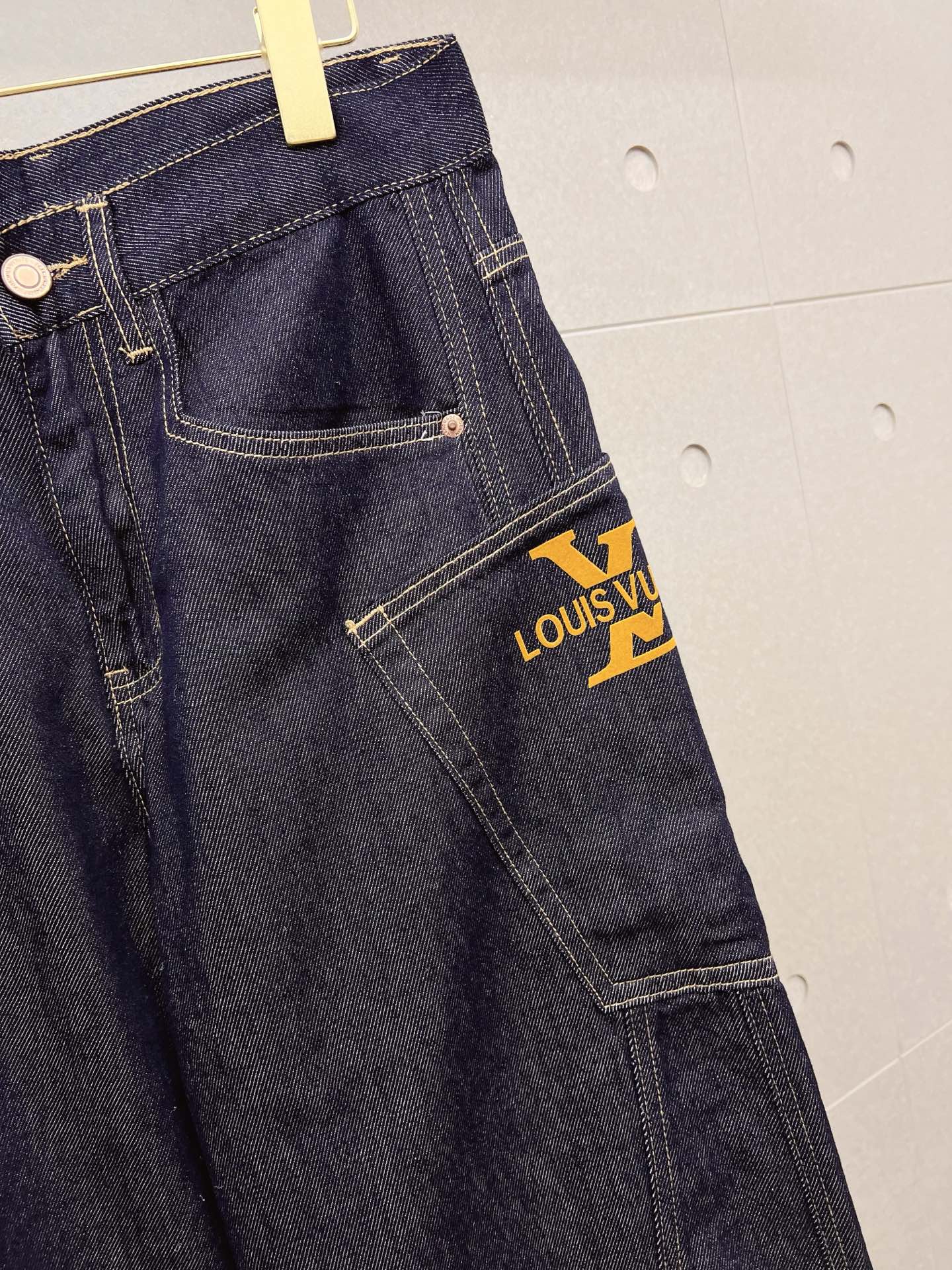 Louis Vuitton Male Jeans Denim Slim Fit L