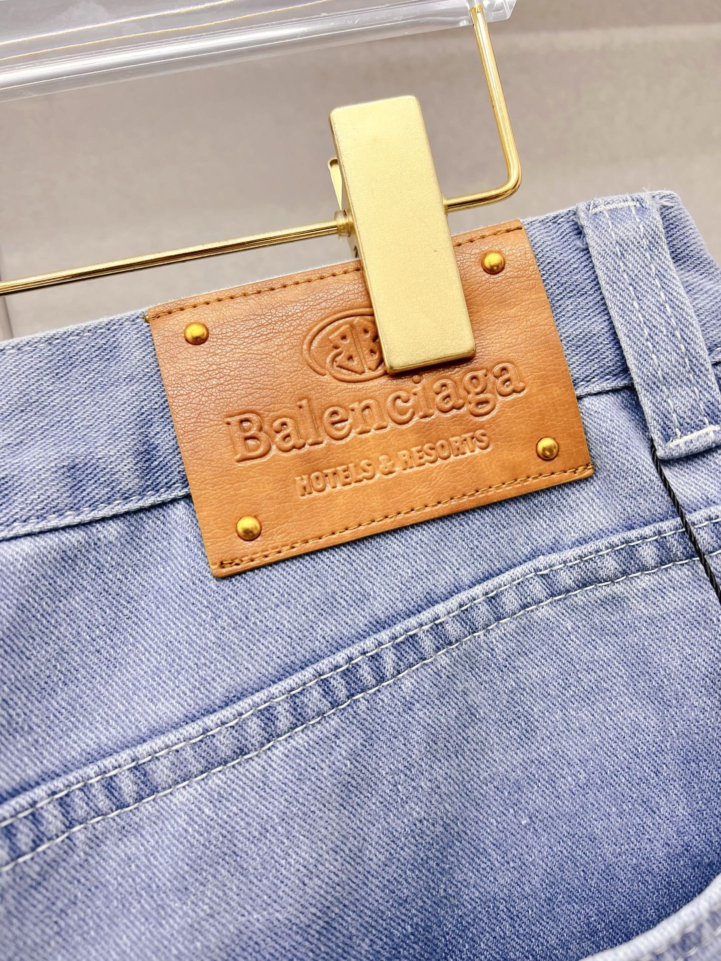 Balenciaga Male Jeans Denim Slim Fit