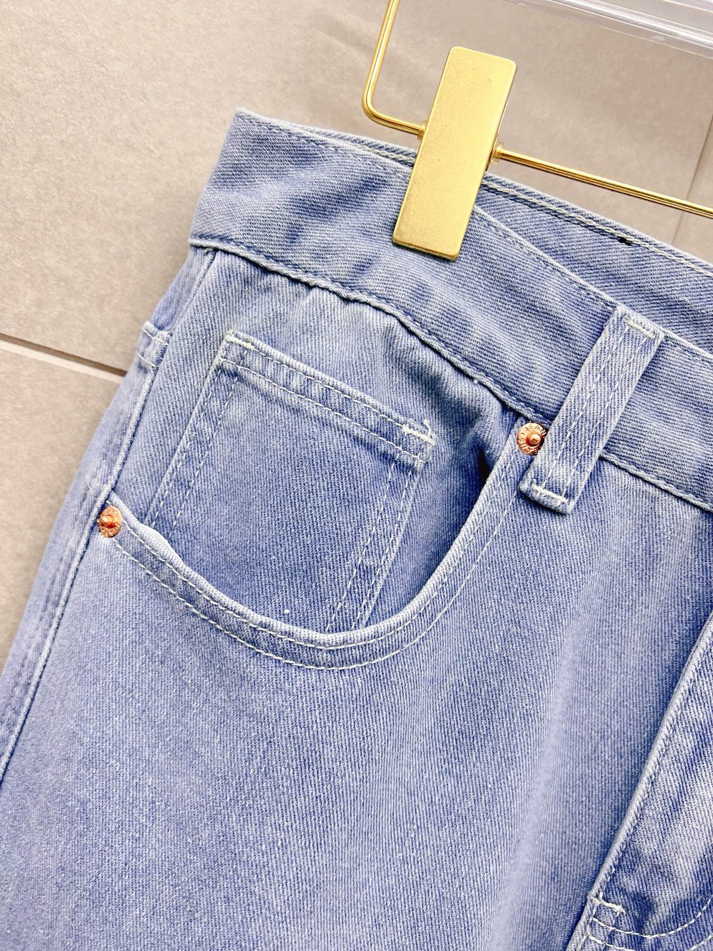 Balenciaga Male Jeans Denim Slim Fit