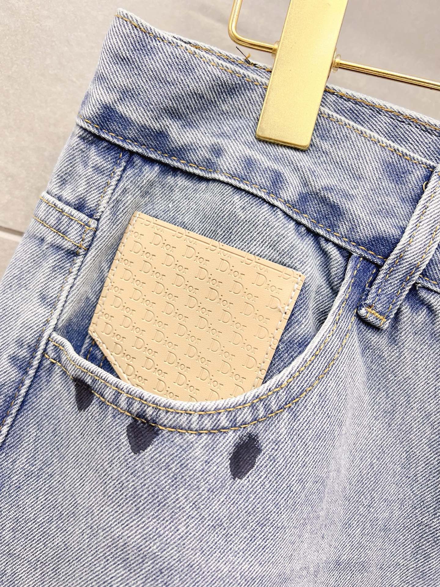 Dior Male Jeans Denim Slim Fit