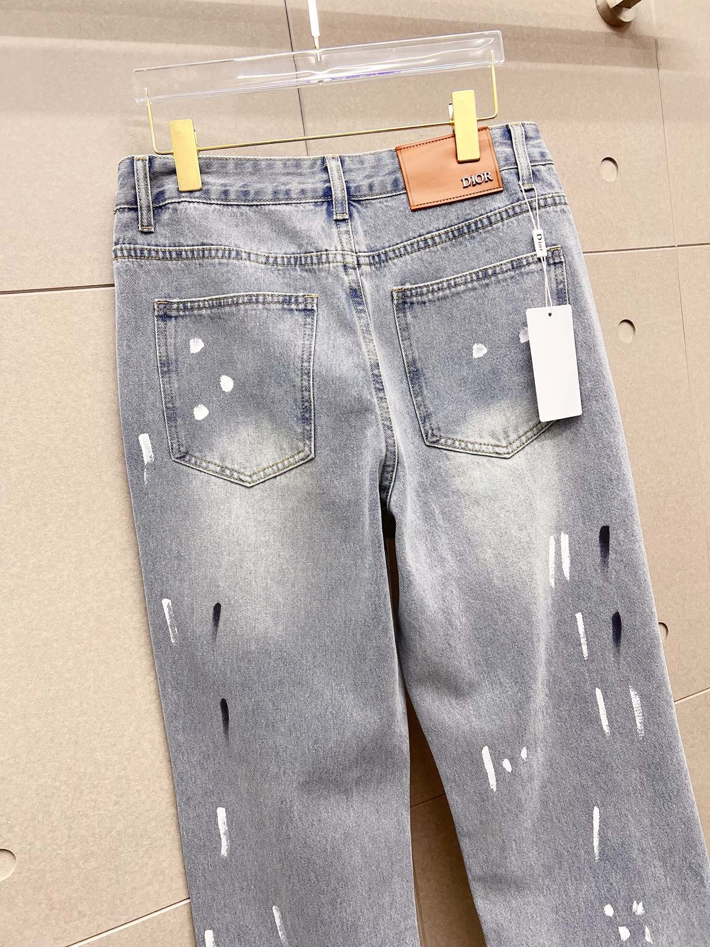 Dior Male Jeans Denim Slim Fit
