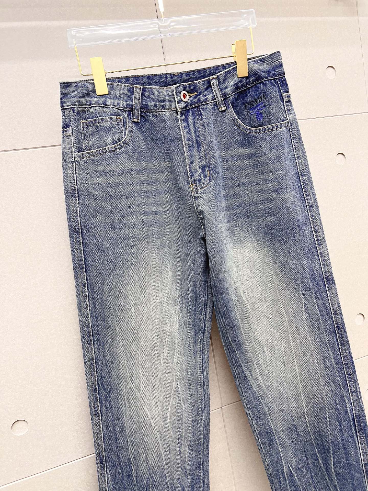 Prada Male Jeans Denim Slim Fit