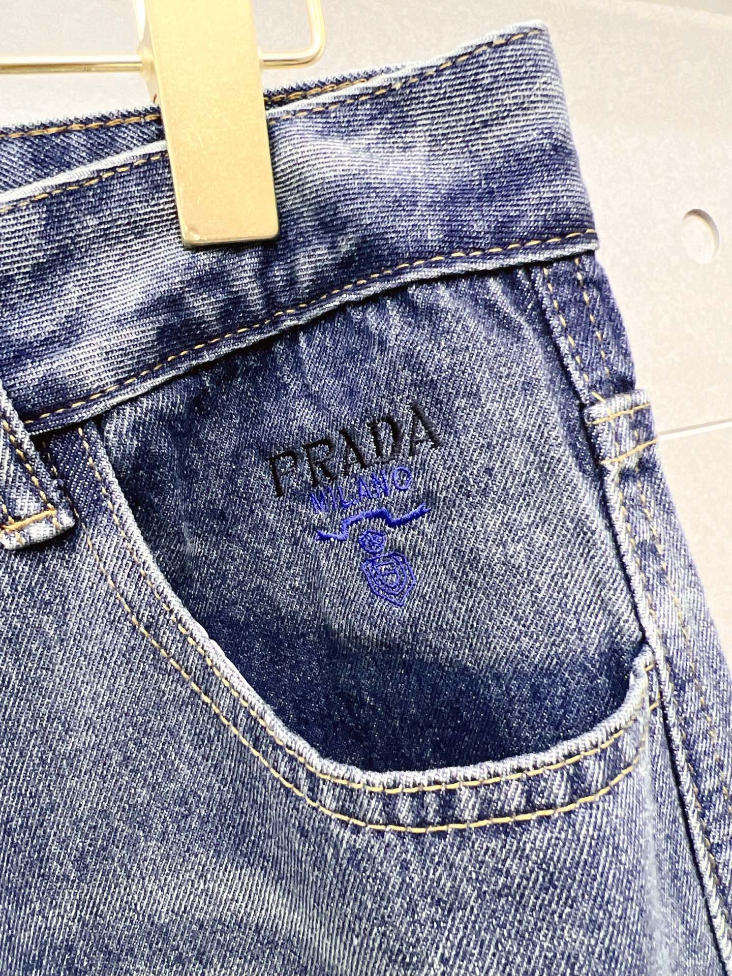 Prada Male Jeans Denim Slim Fit