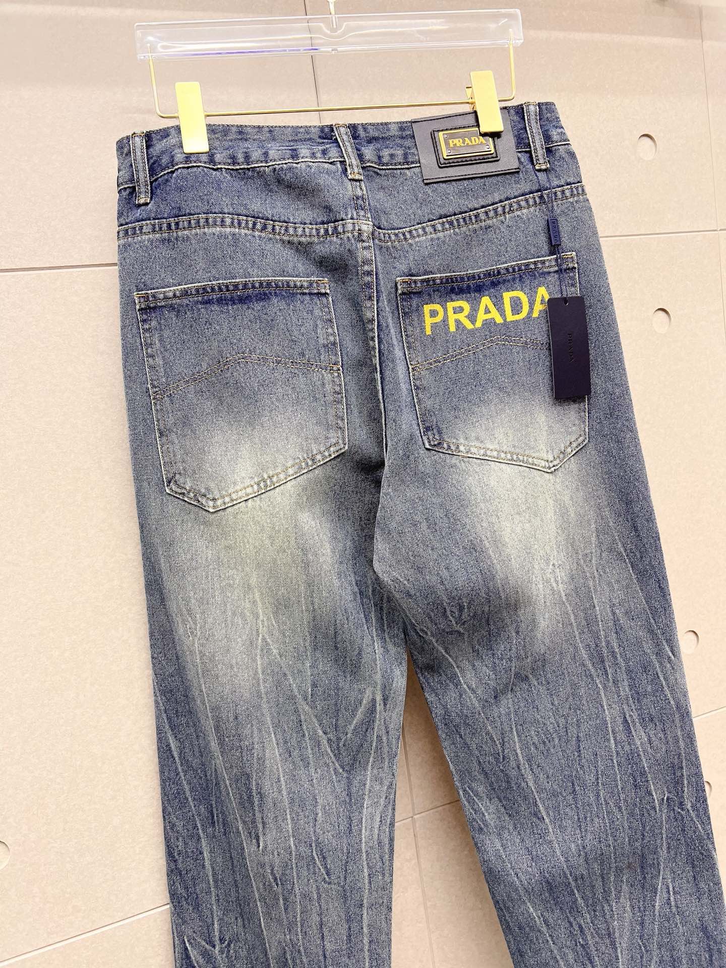 Prada Male Jeans Denim Slim Fit