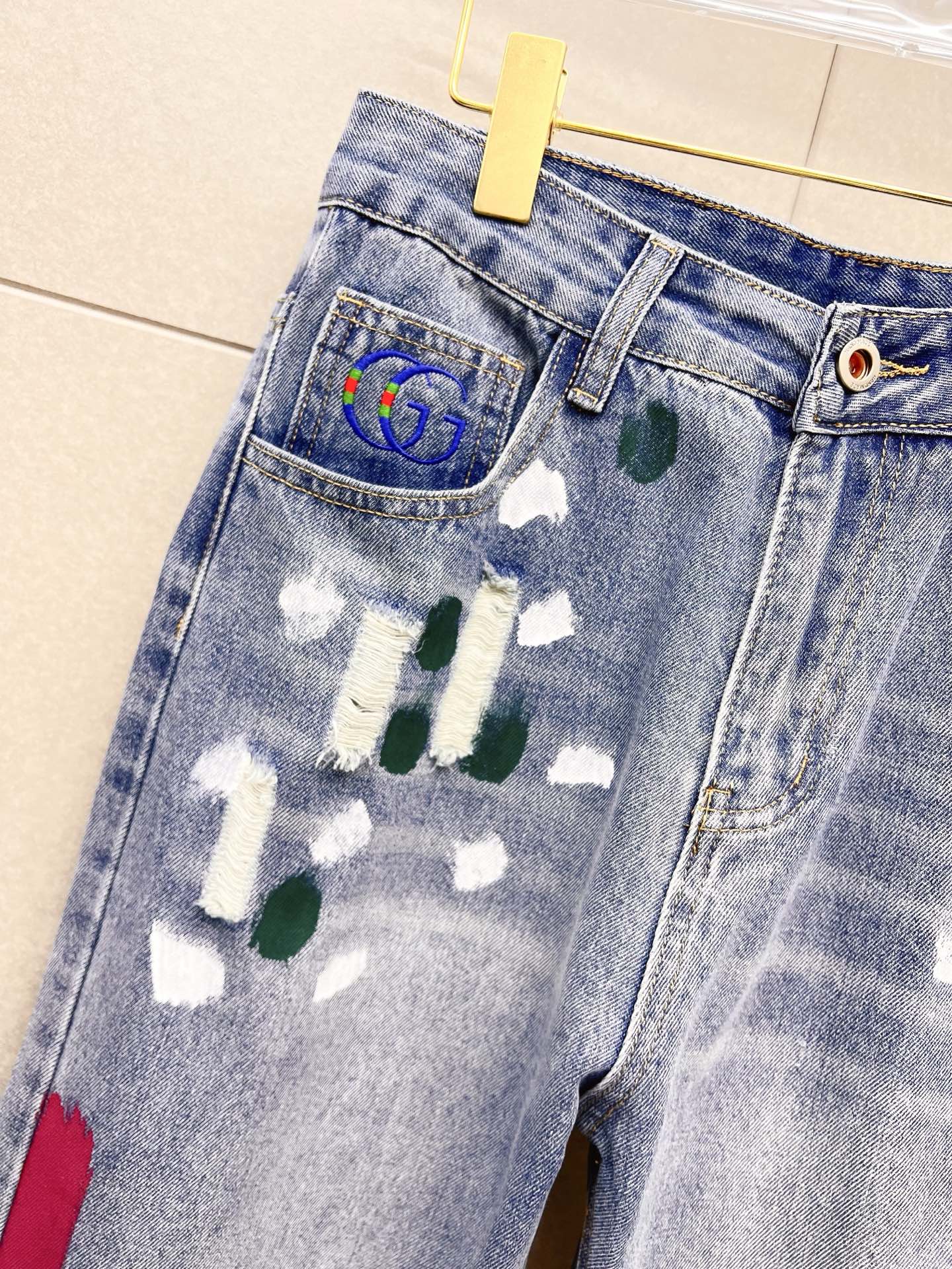 Gucci Male Jeans Denim Slim Fit