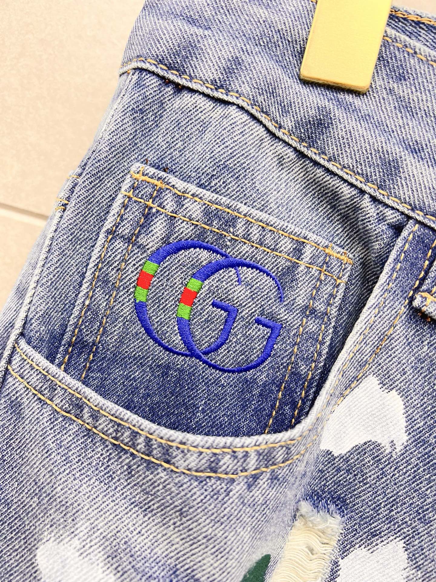 Gucci Male Jeans Denim Slim Fit