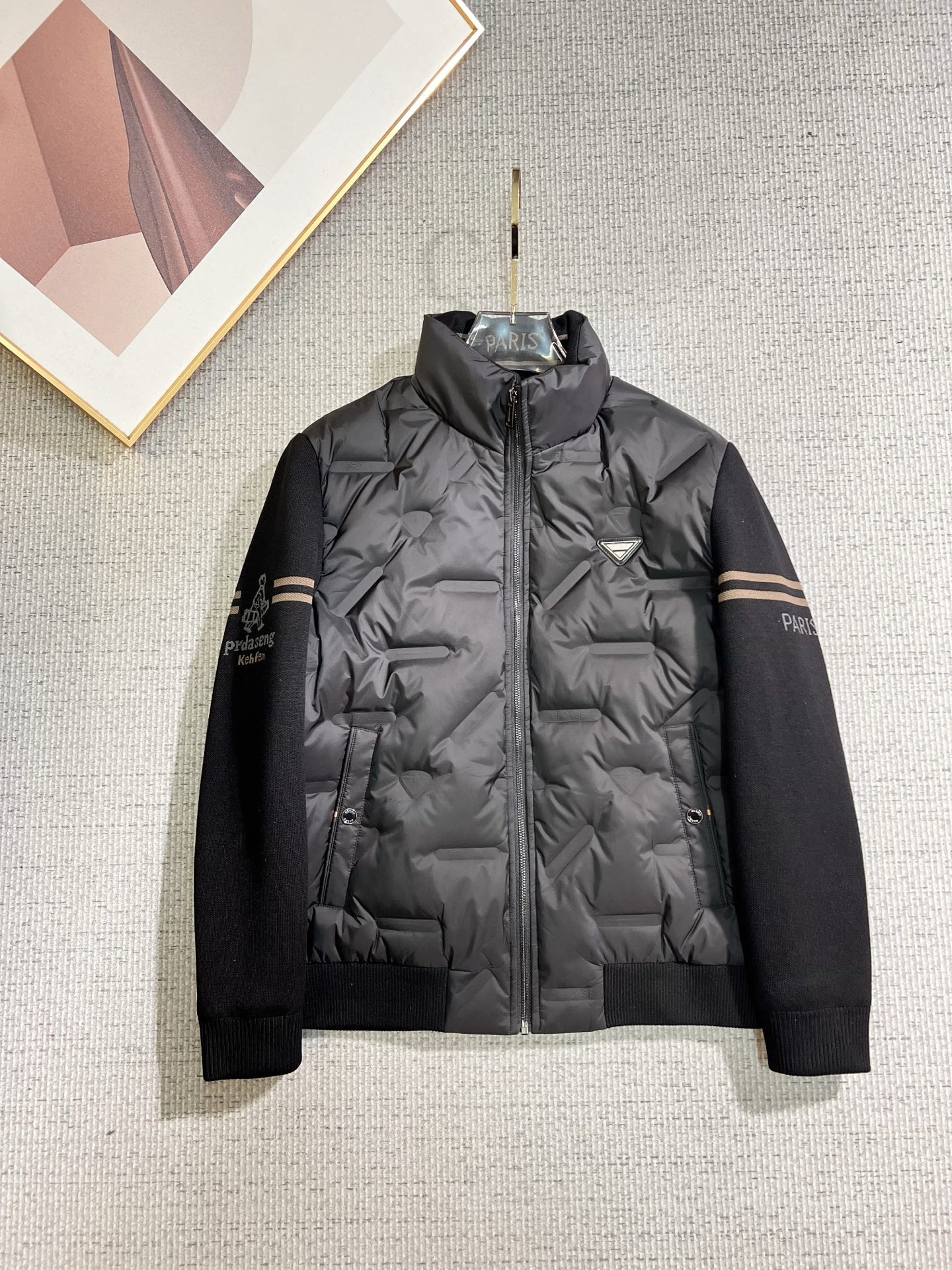 Prada Couple Down Jacket Goose Down M-l-xl