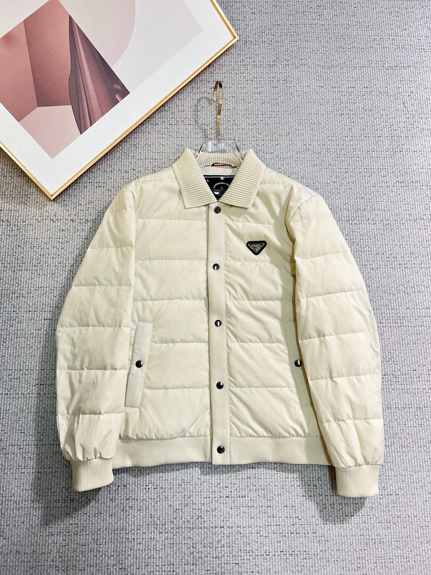 Prada Couple Down Jacket Goose Down M-l-xl