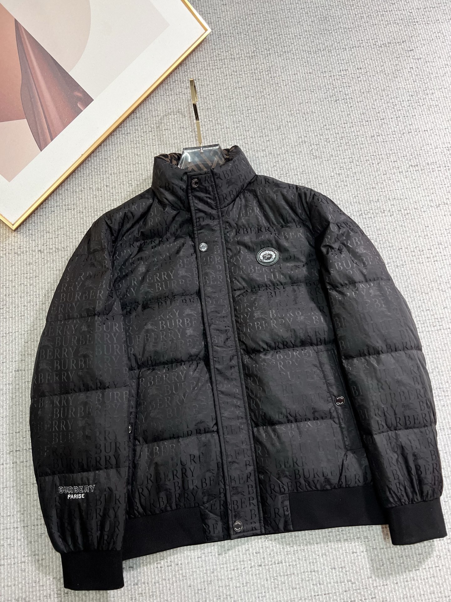 Burberry Couple Down Jacket Goose Down M-l-xl