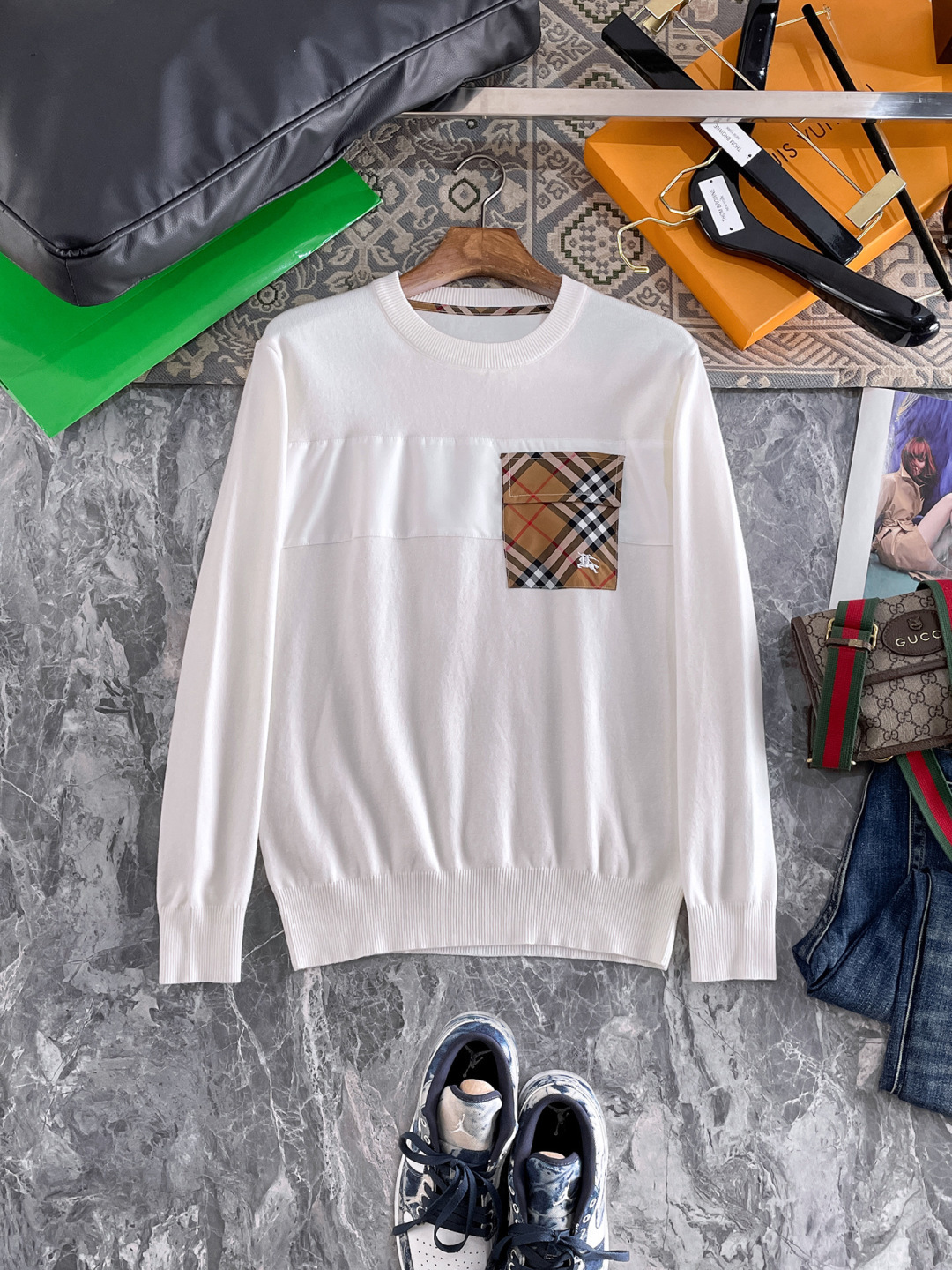 Burberry Male Basic Clothing Wool M-xxxl