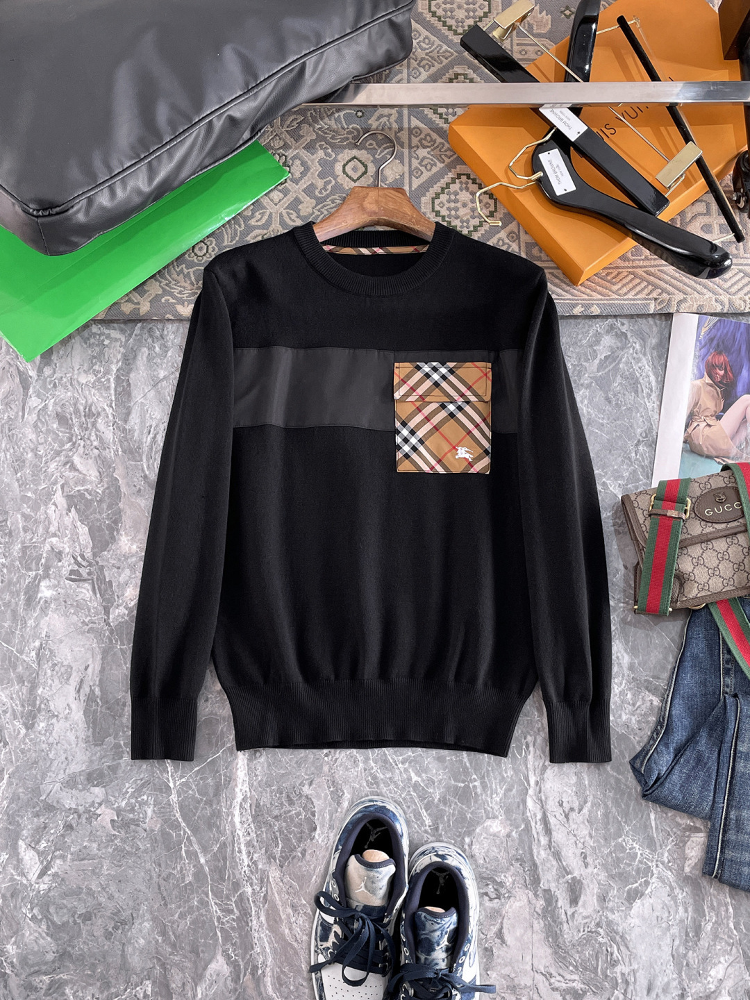 Burberry Male Basic Clothing Wool M-xxxl