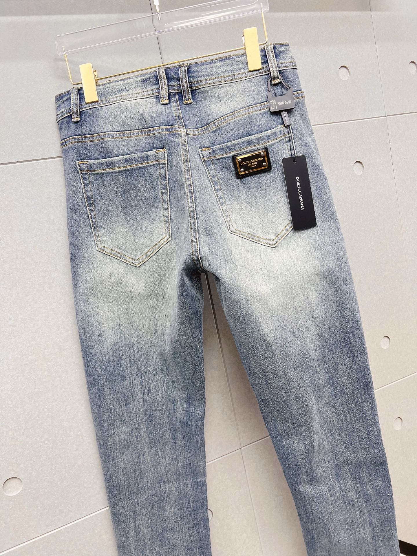 Louis Vuitton Male Jeans Denim Slim Fit