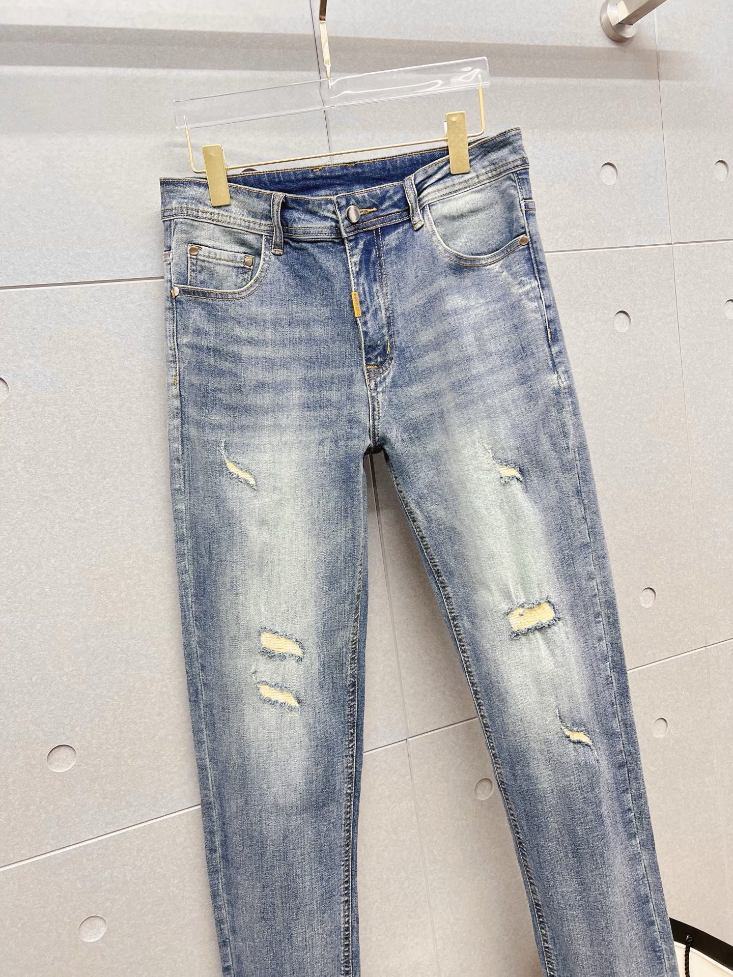 Louis Vuitton Male Jeans Denim Slim Fit