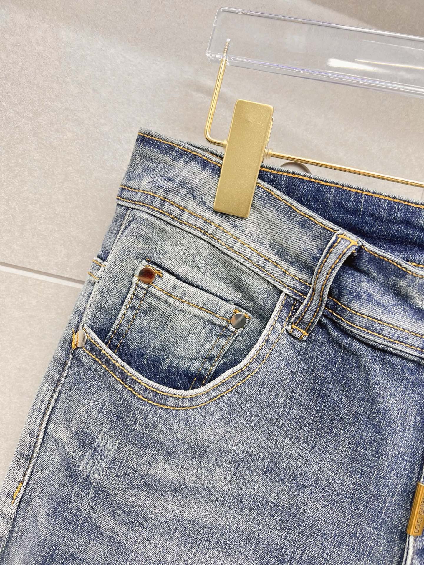 Louis Vuitton Male Jeans Denim Slim Fit