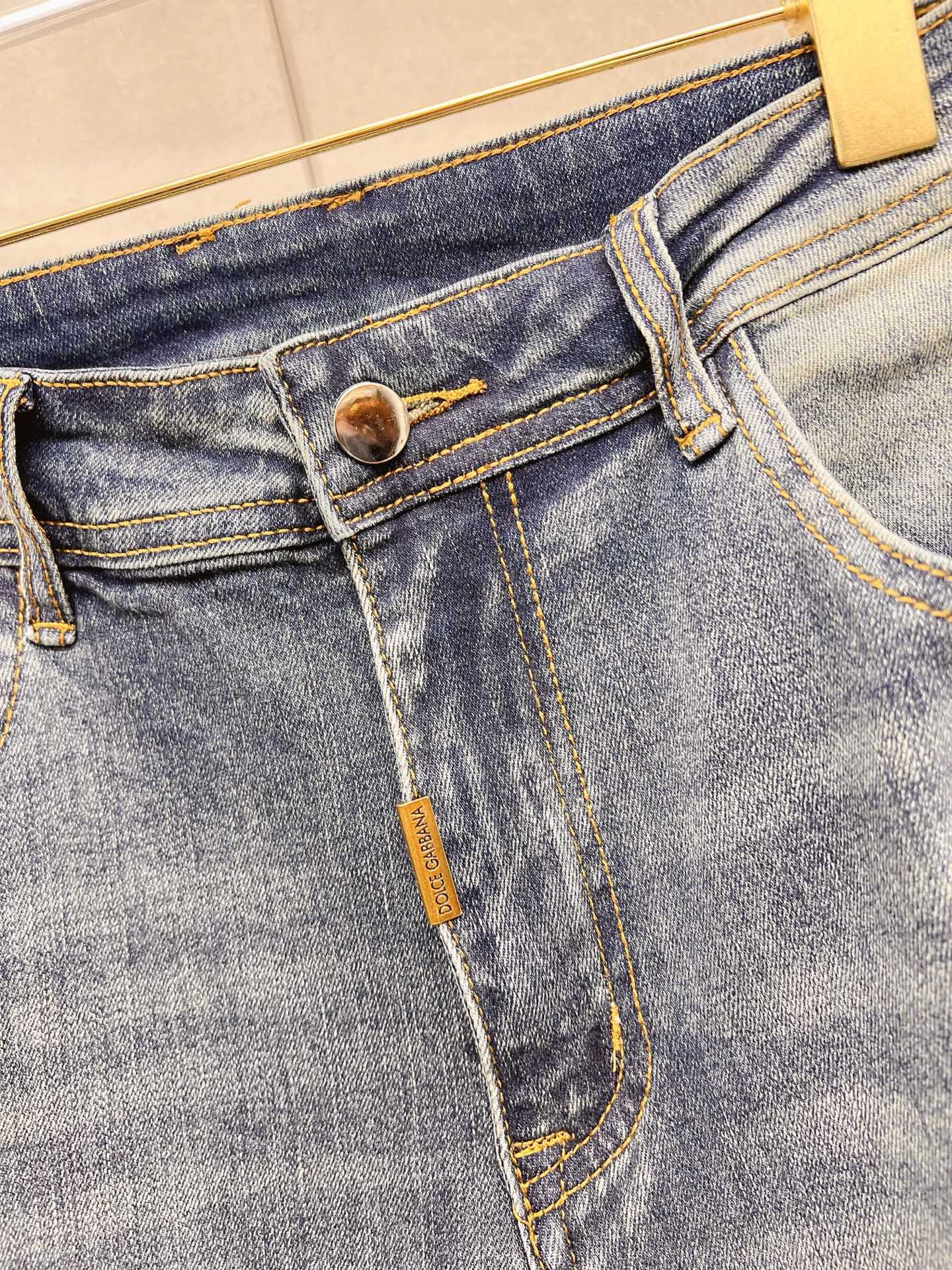 Louis Vuitton Male Jeans Denim Slim Fit
