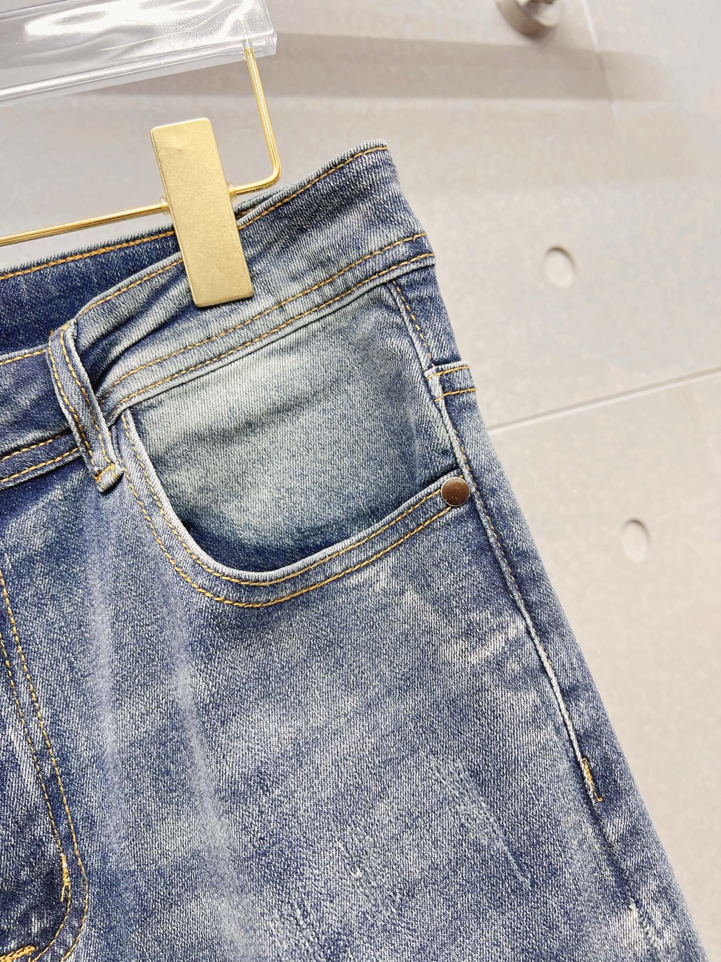Louis Vuitton Male Jeans Denim Slim Fit