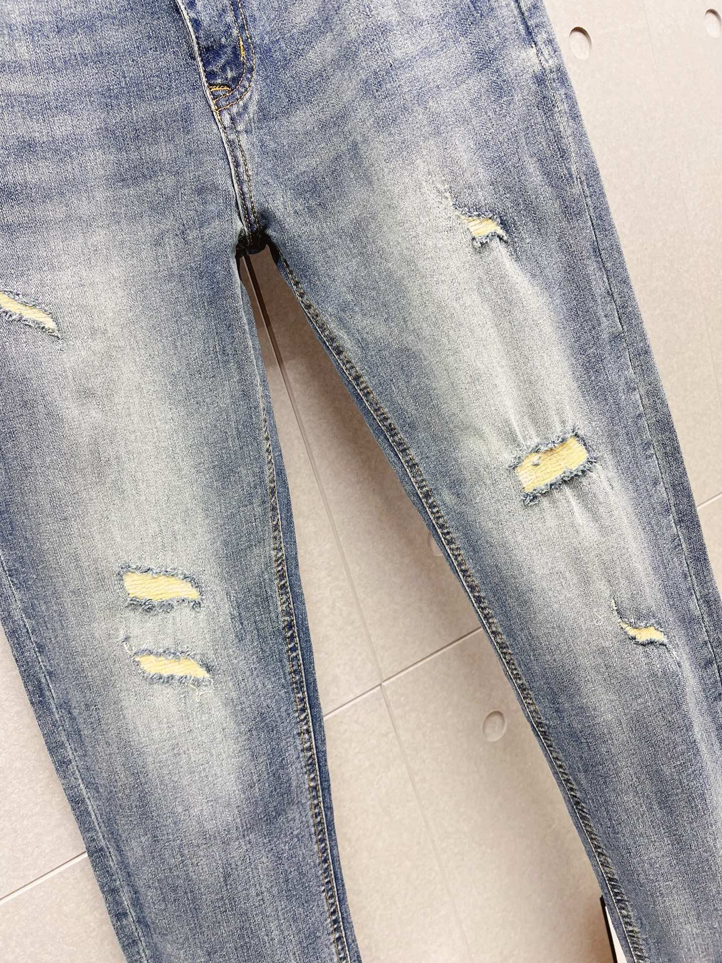 Louis Vuitton Male Jeans Denim Slim Fit