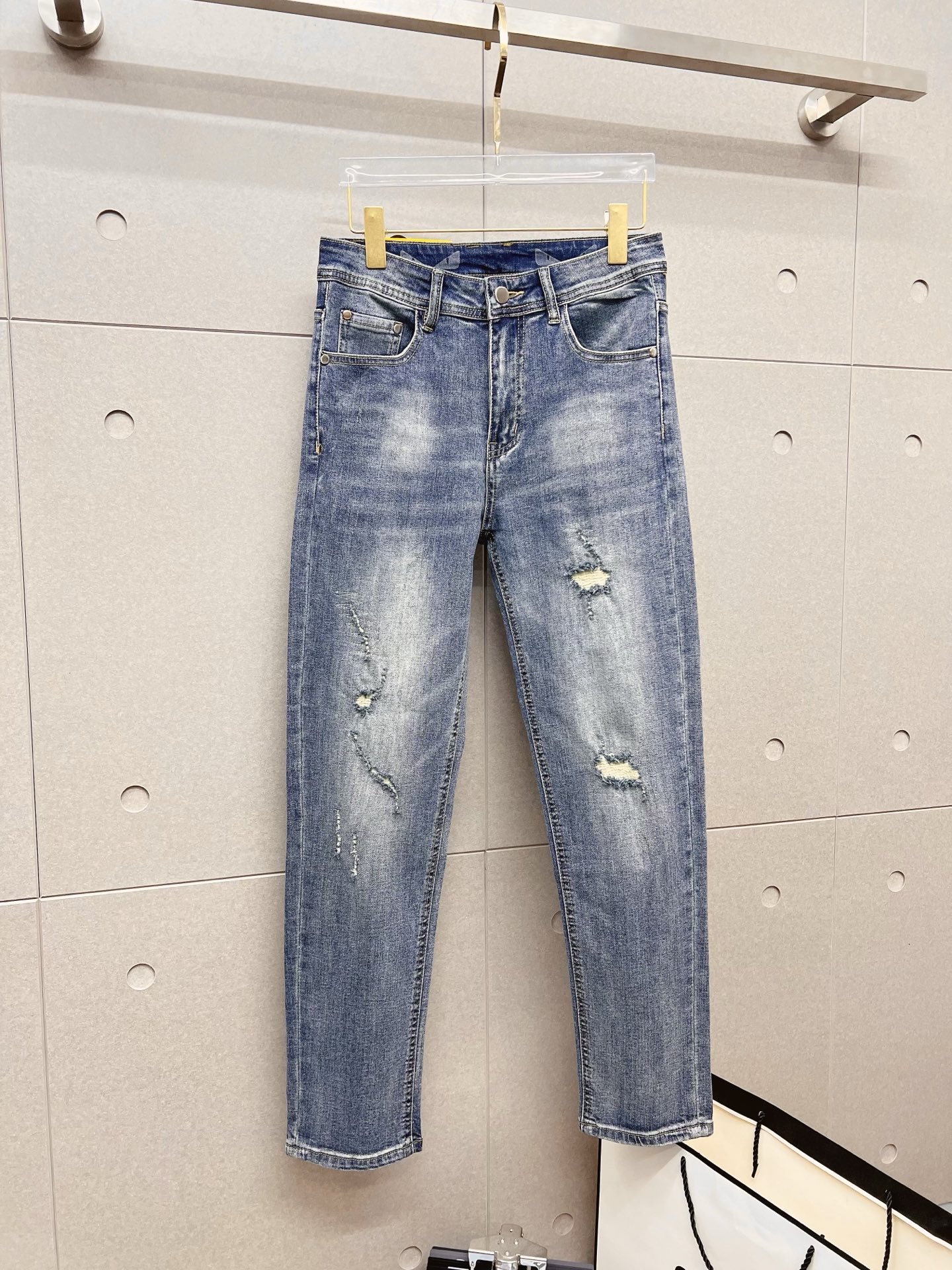 Fendi Male Jeans Denim Slim Fit