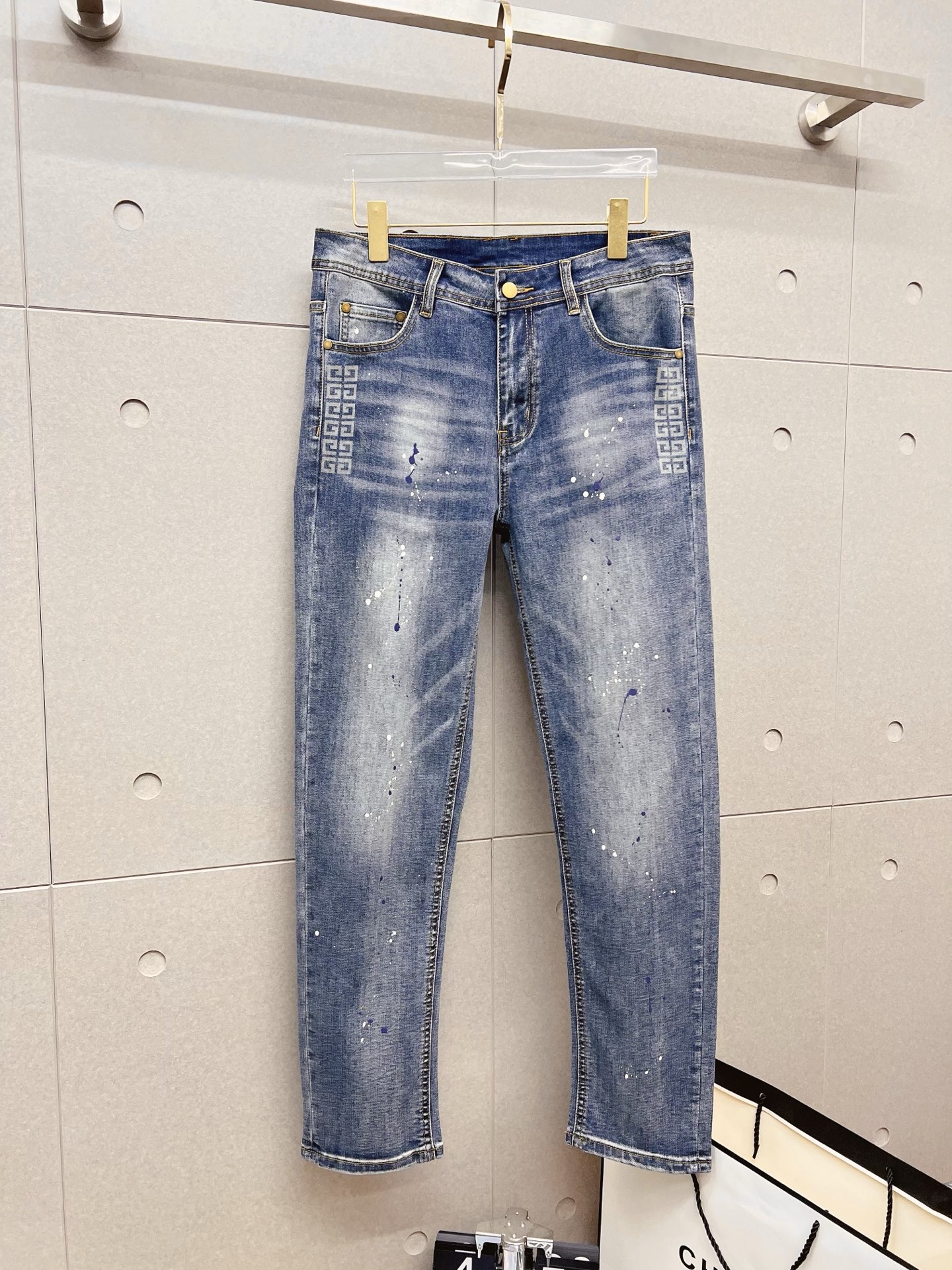 Givenchy Male Jeans Denim Slim Fit