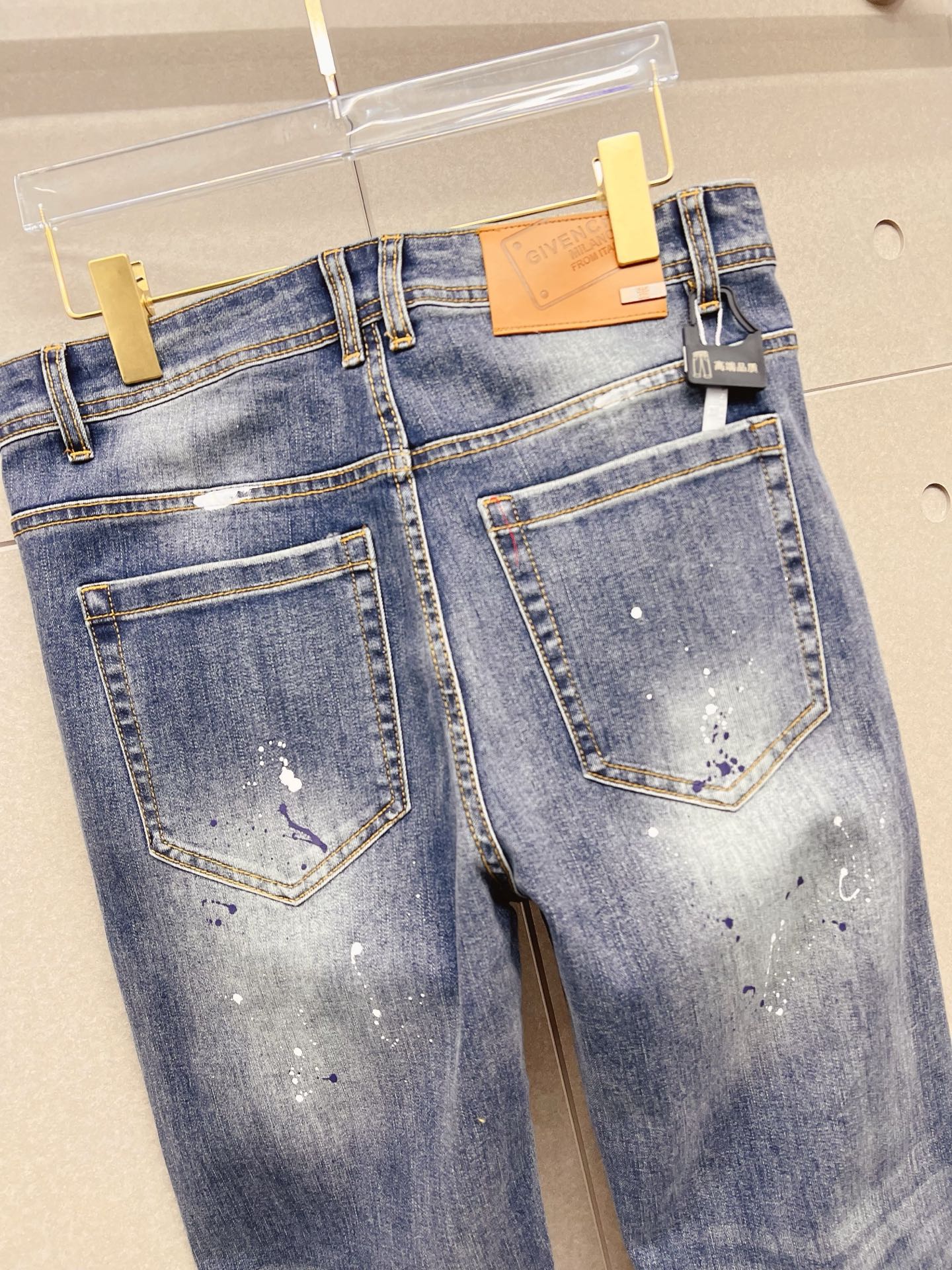 Givenchy Male Jeans Denim Slim Fit