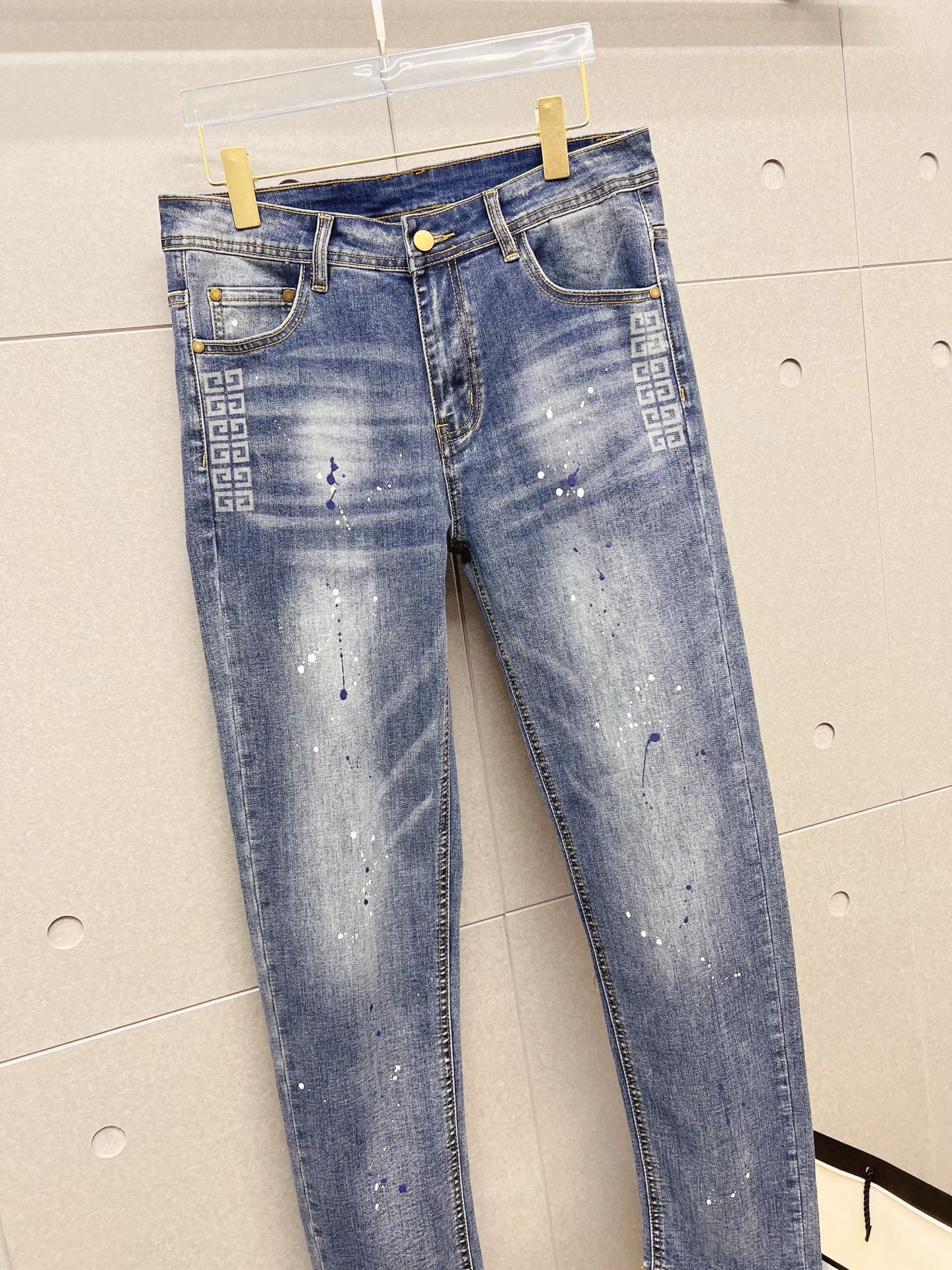 Givenchy Male Jeans Denim Slim Fit