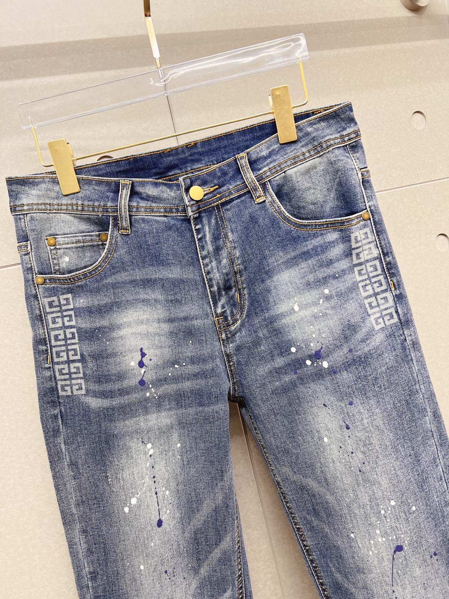 Givenchy Male Jeans Denim Slim Fit